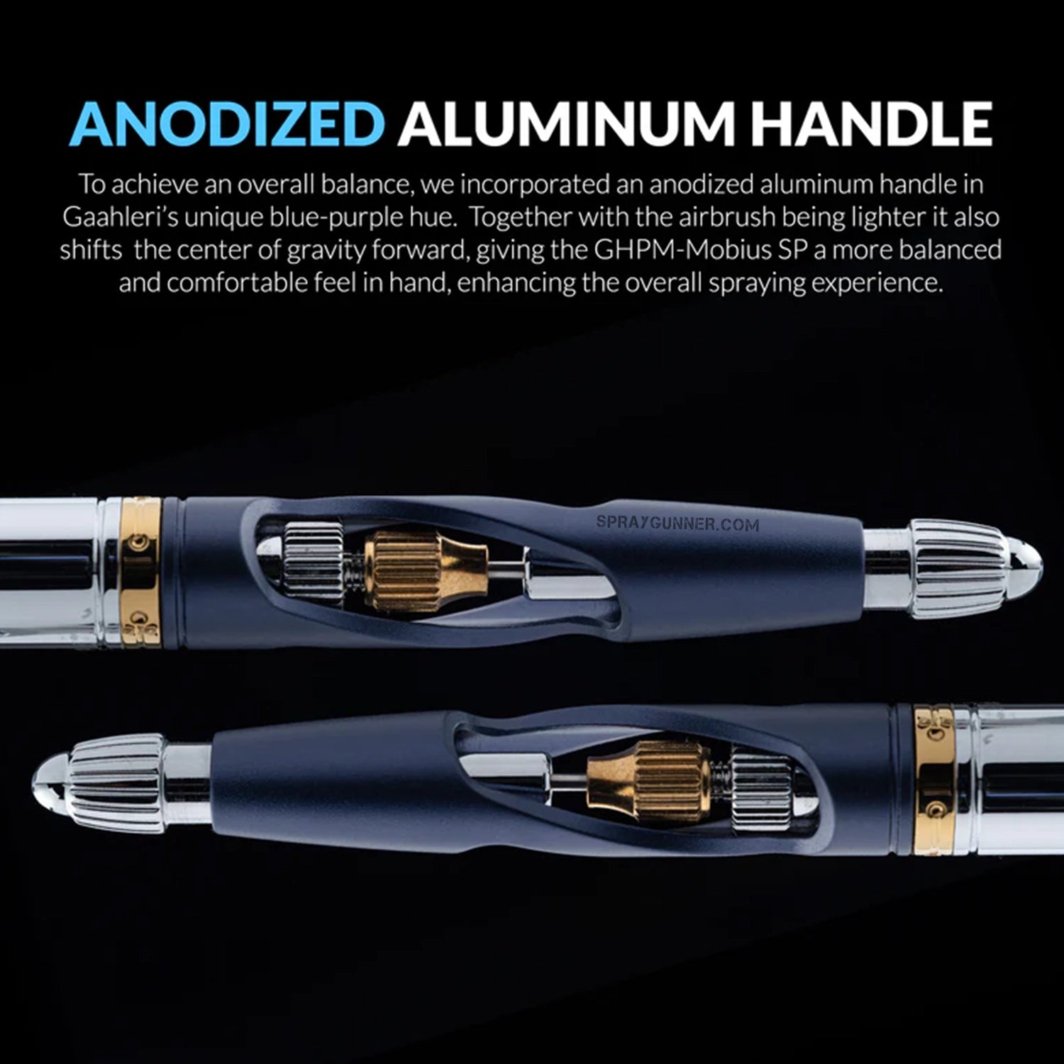 GAAHLERI Premium Series GHPM-Mobius SP 0.3 & 0.5 mm Airbrush - Urbanlystore