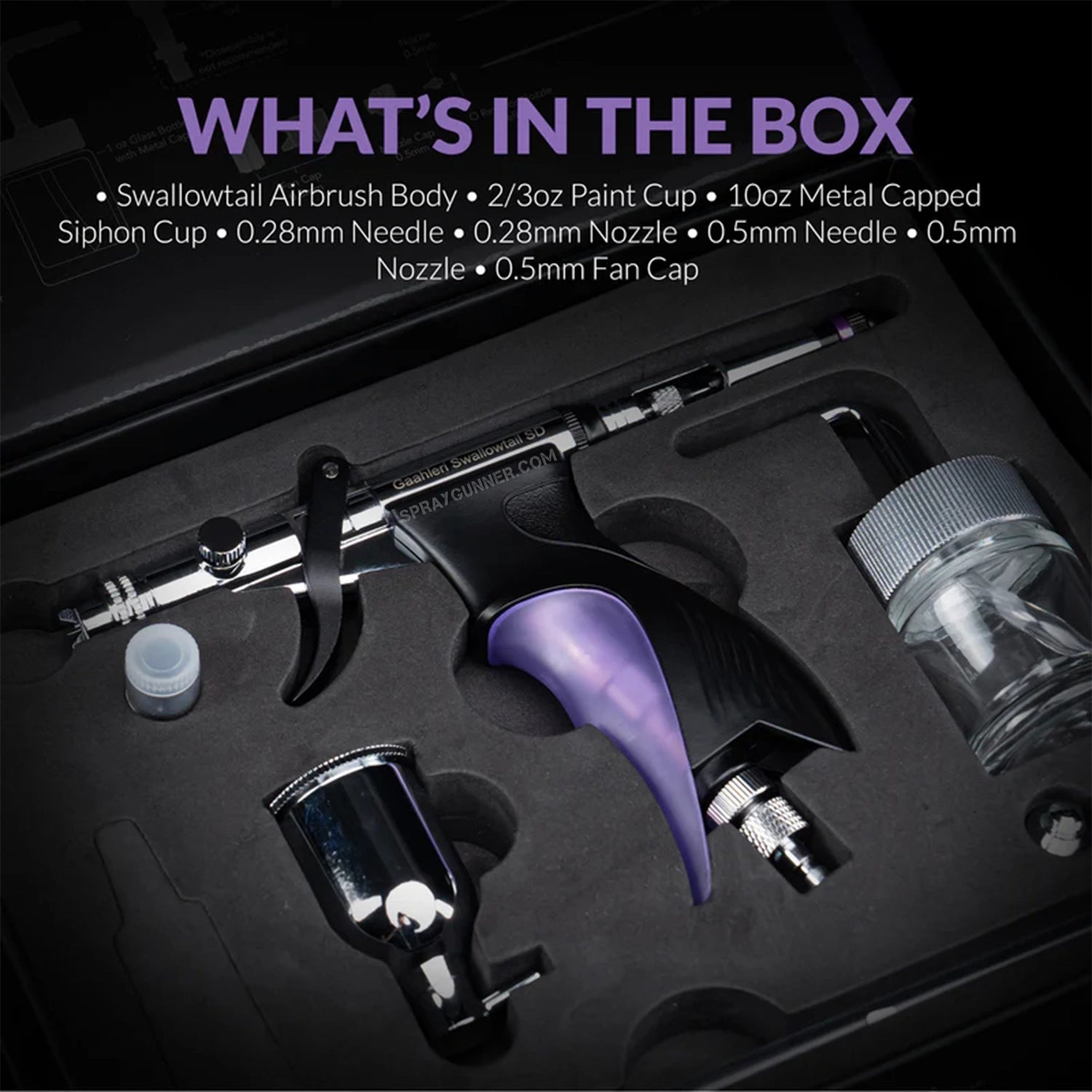 GAAHLERI Ace Series GHAC-Swallowtail SD Airbrush - Urbanlystore