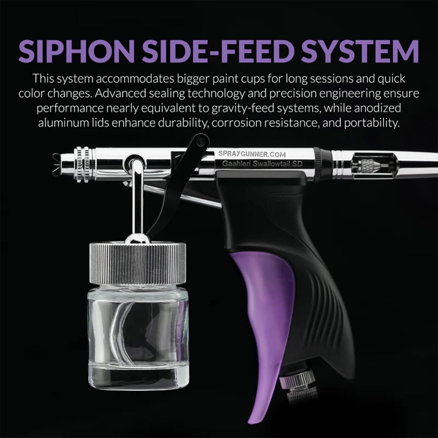 GAAHLERI Ace Series GHAC-Swallowtail SD Airbrush - Urbanlystore