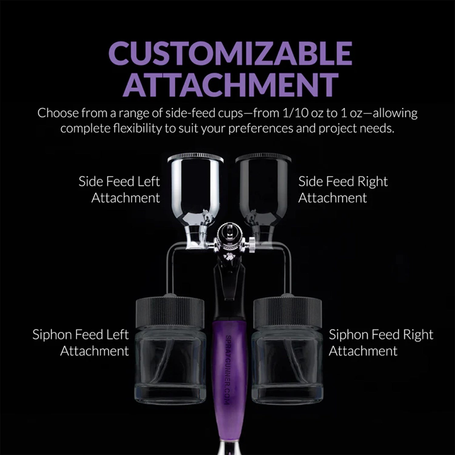 GAAHLERI Ace Series GHAC-Swallowtail SD Airbrush - Urbanlystore