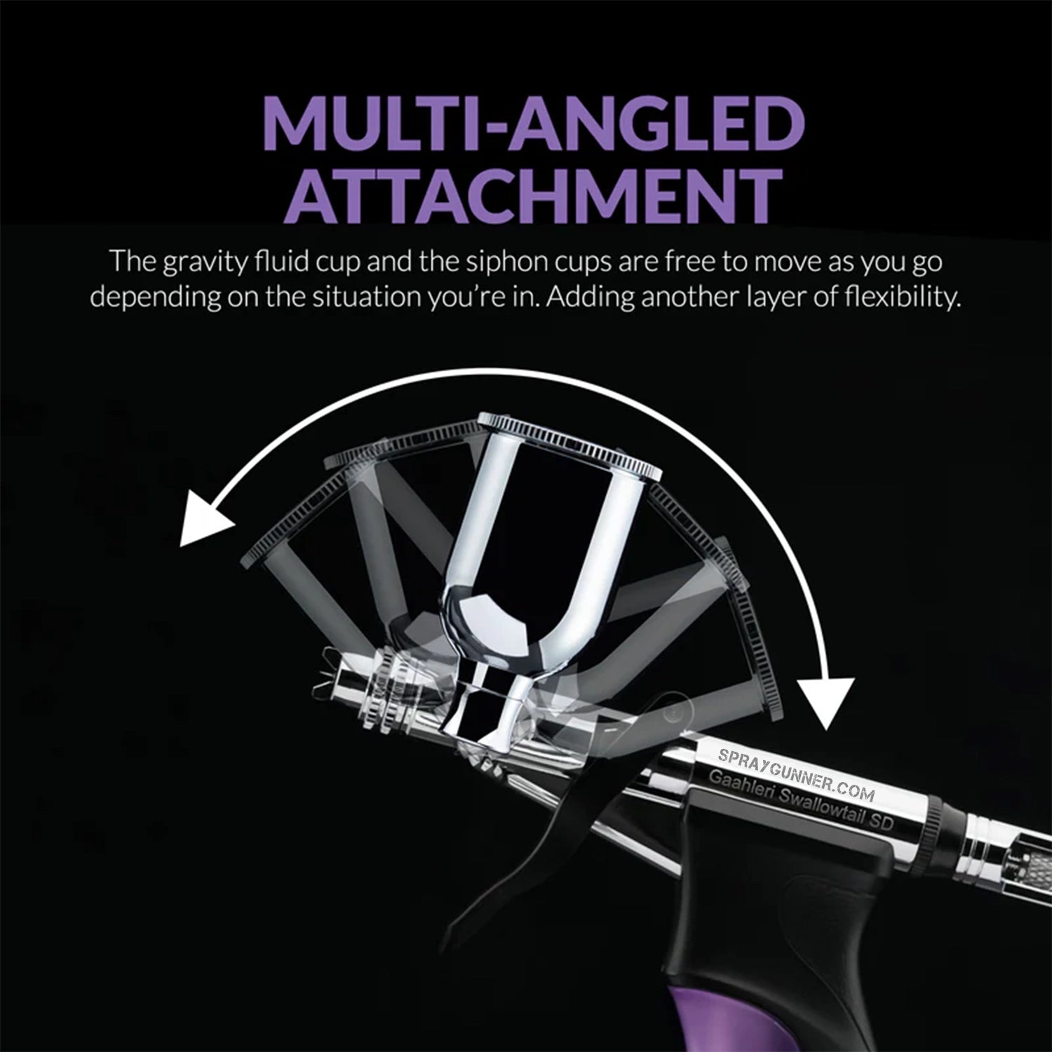 GAAHLERI Ace Series GHAC-Swallowtail SD Airbrush - Urbanlystore