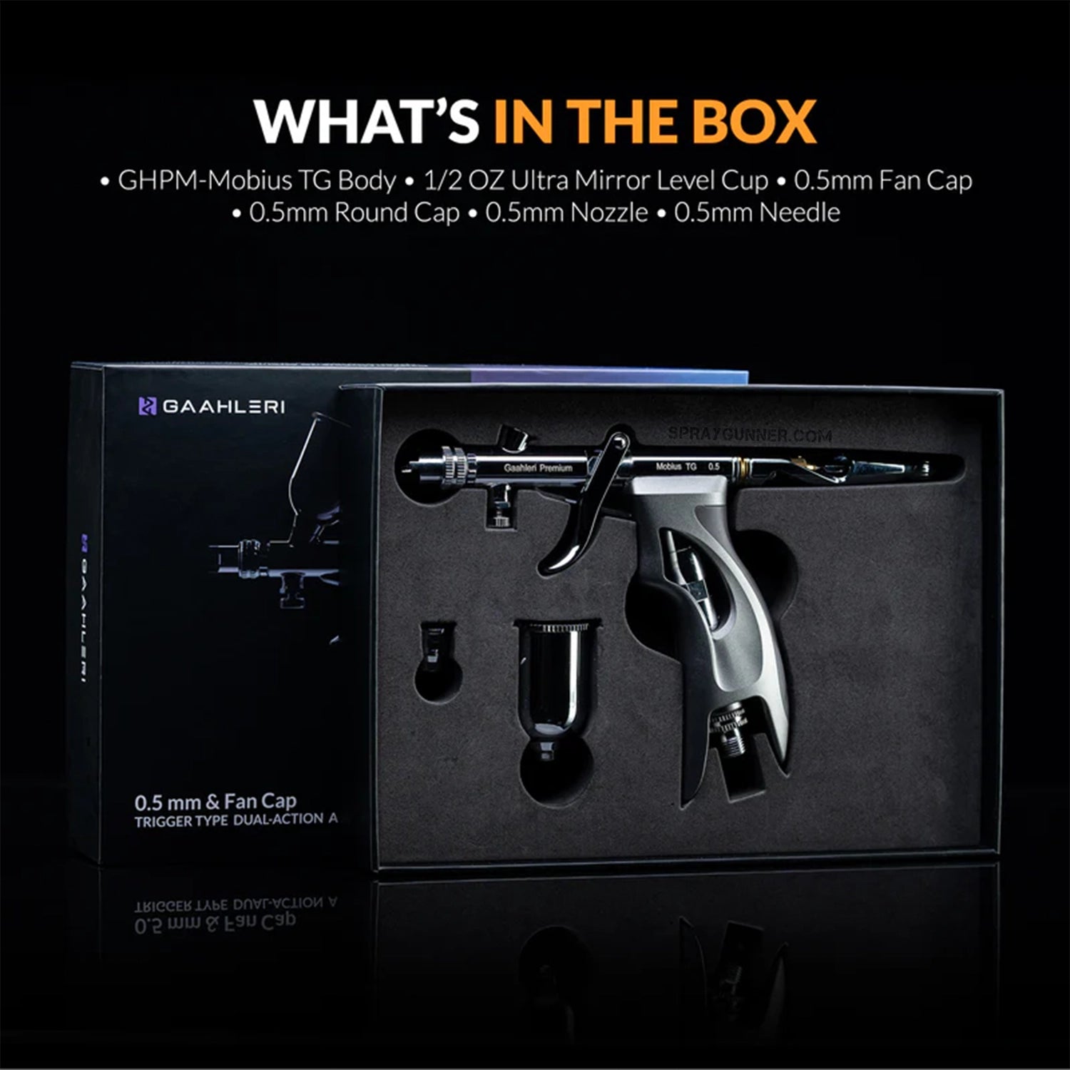 GAAHLERI Premium Series GHPM-Mobius TG Airbrush - Urbanlystore