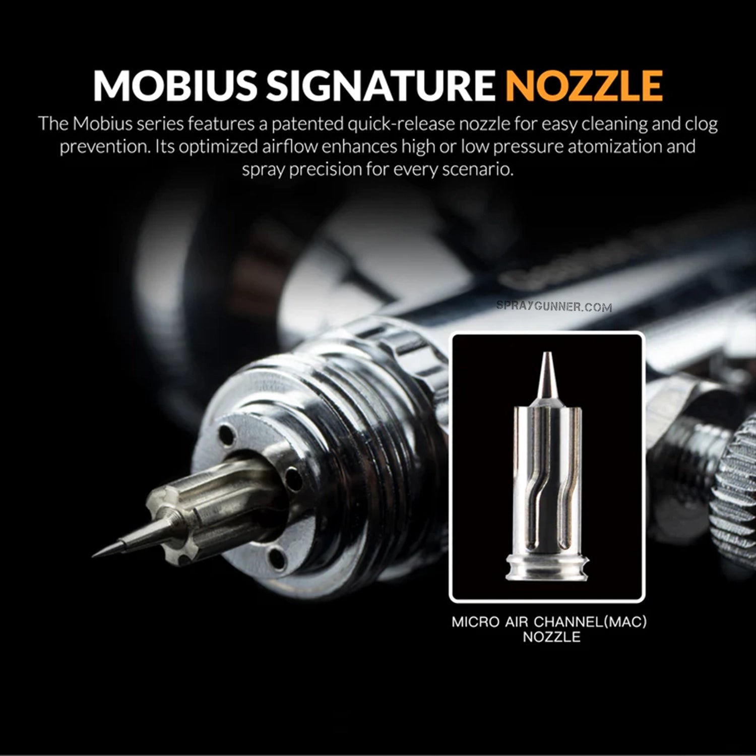 GAAHLERI Premium Series GHPM-Mobius TG Airbrush - Urbanlystore