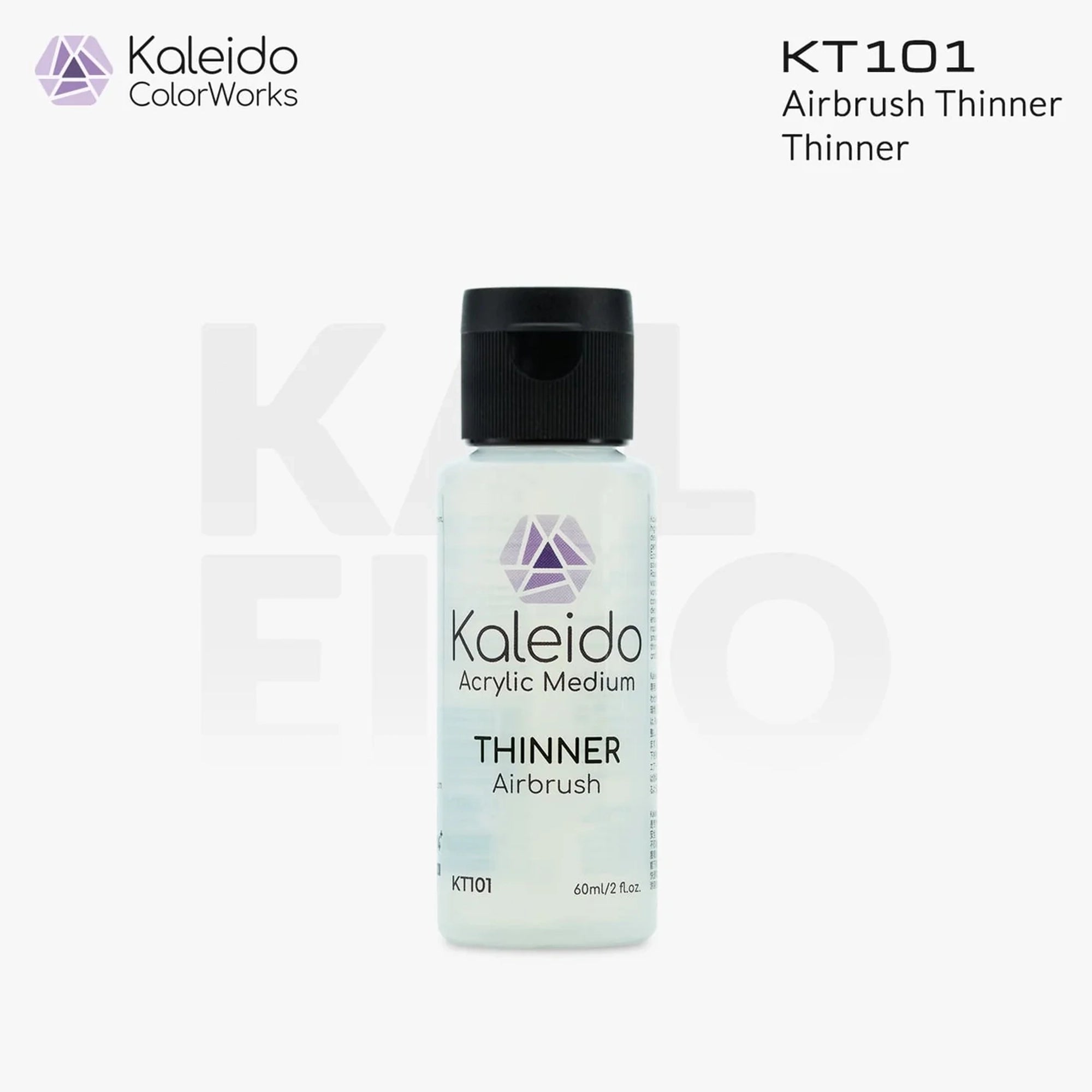 GAAHLERI Kaleido ColorWorks Water-Based Paint KT101 Airbrush Thinner 60ml