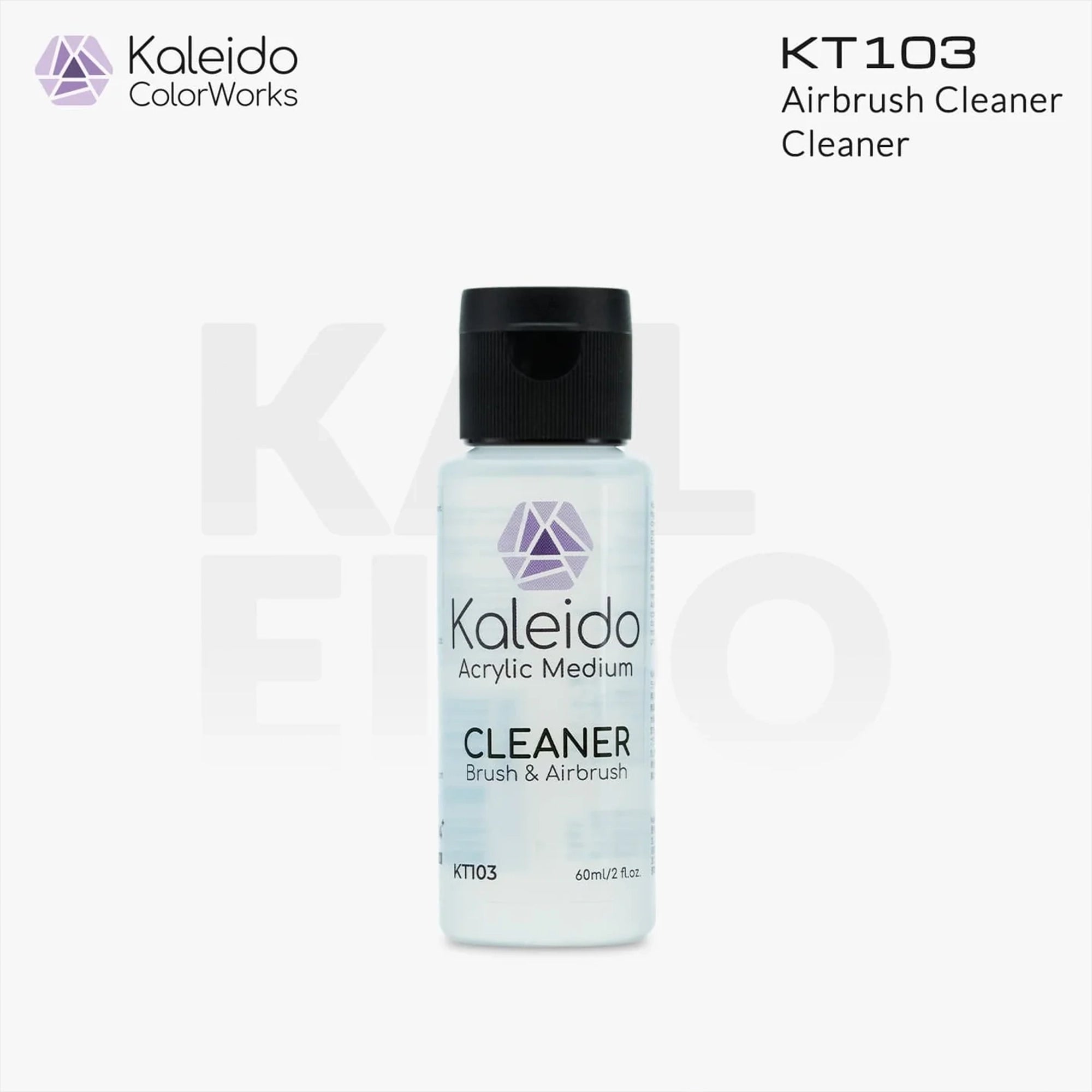 GAAHLERI Kaleido ColorWorks Water-Based Paint KT103 Airbrush Cleaner 60ml