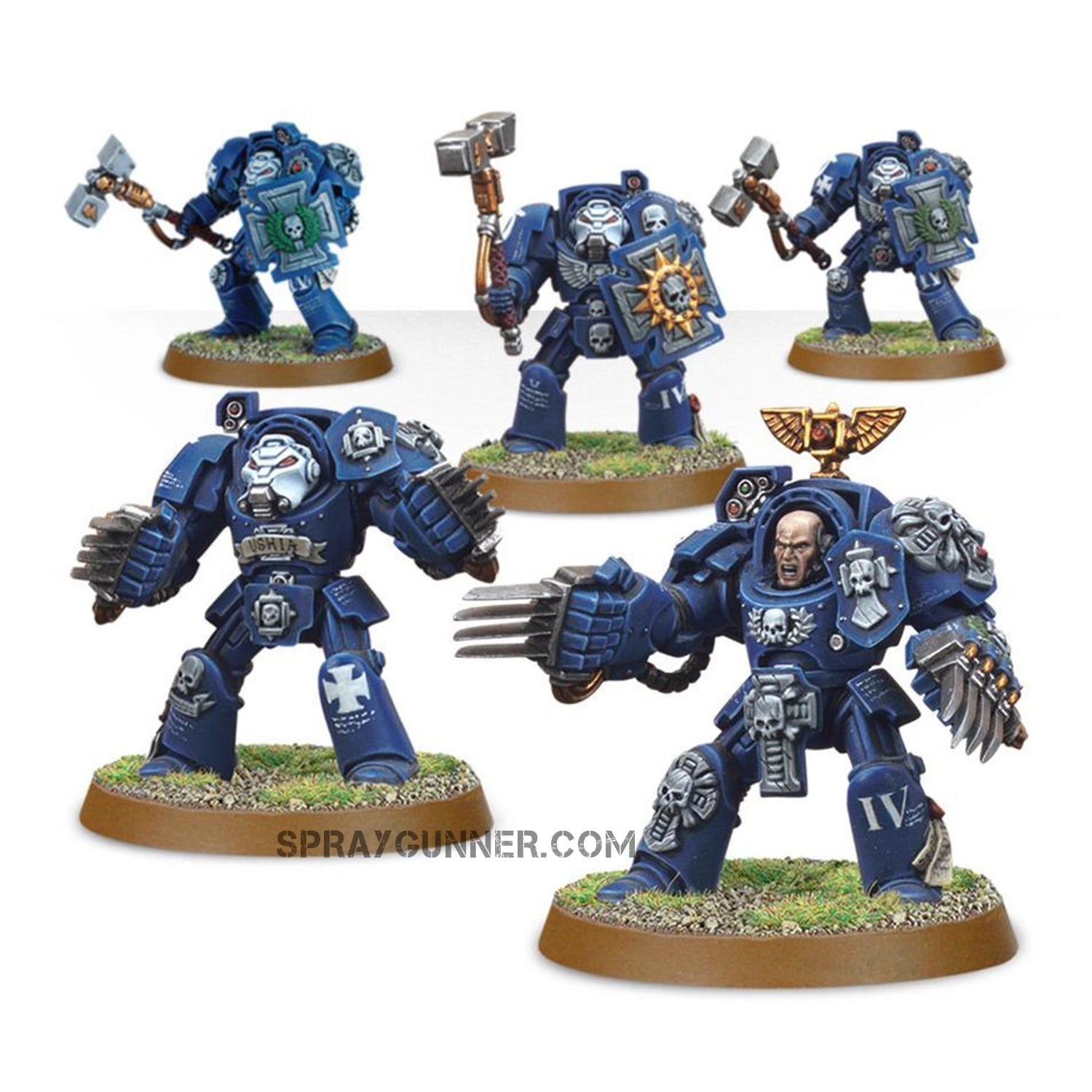 Warhammer 40K Space Marines - Terminator Assault Squad - Urbanlystore