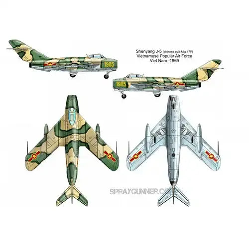 AMMO by MIG 1/48 MIG-17F Shenyang J-5 Vietnam-China-North Korea (Premium Edition) AMMO by Mig Jimenez