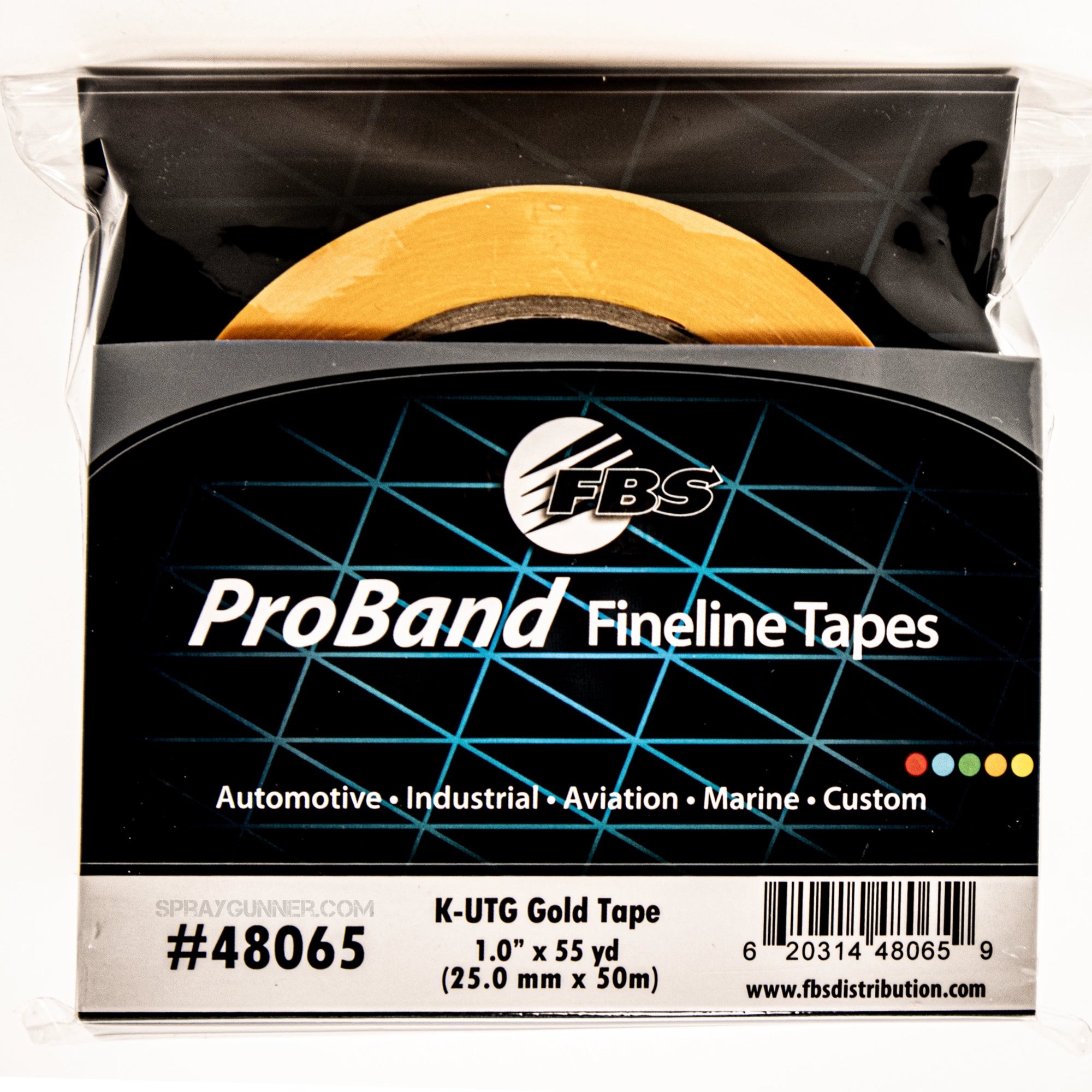 FBS 48065K-UTG Gold Tape 1 IN x 55 yd