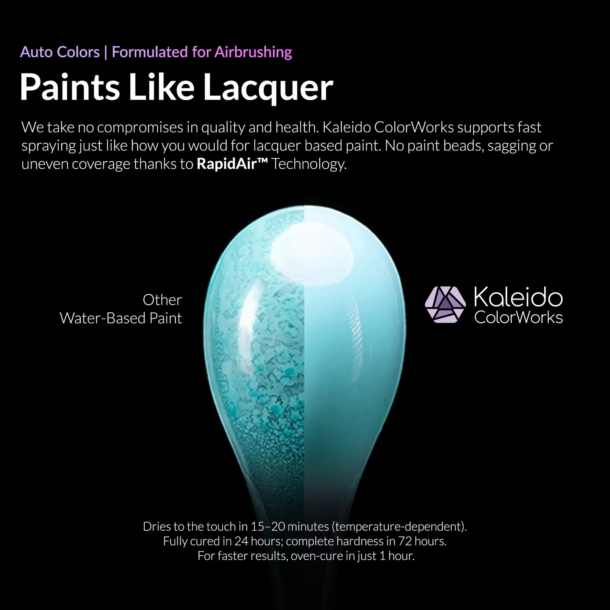 GAAHLERI Kaleido ColorWorks Water-Based Paint KM007 Aluminium 20ml