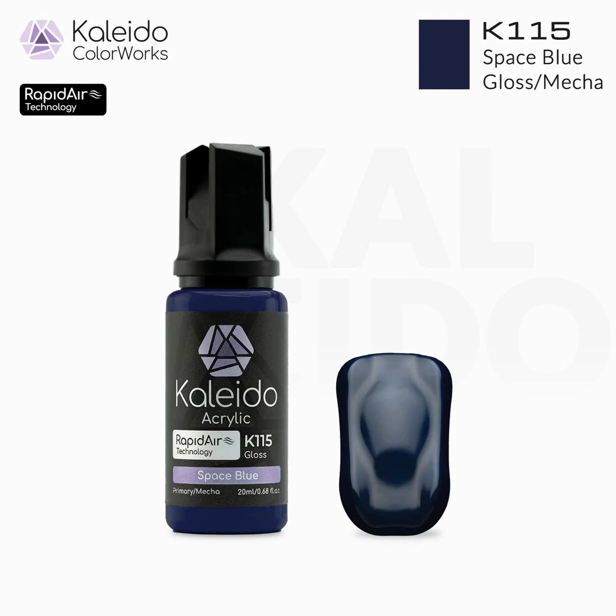 GAAHLERI Kaleido ColorWorks Water-Based Paint K115 Space Blue 20ml