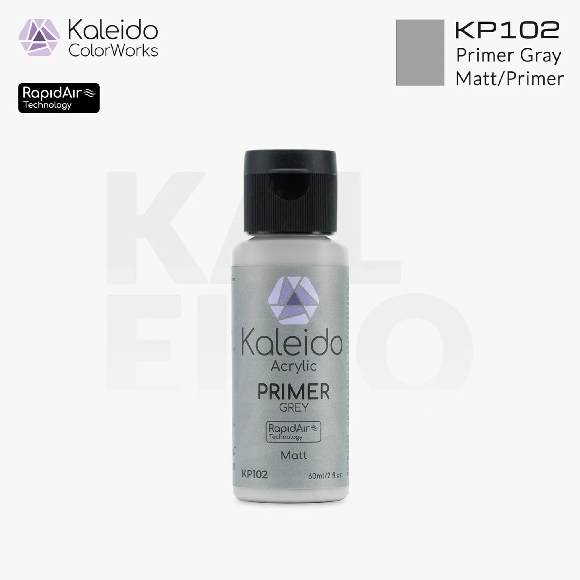 GAAHLERI Kaleido ColorWorks Water-Based Paint KP102 Primer Gray 60ml