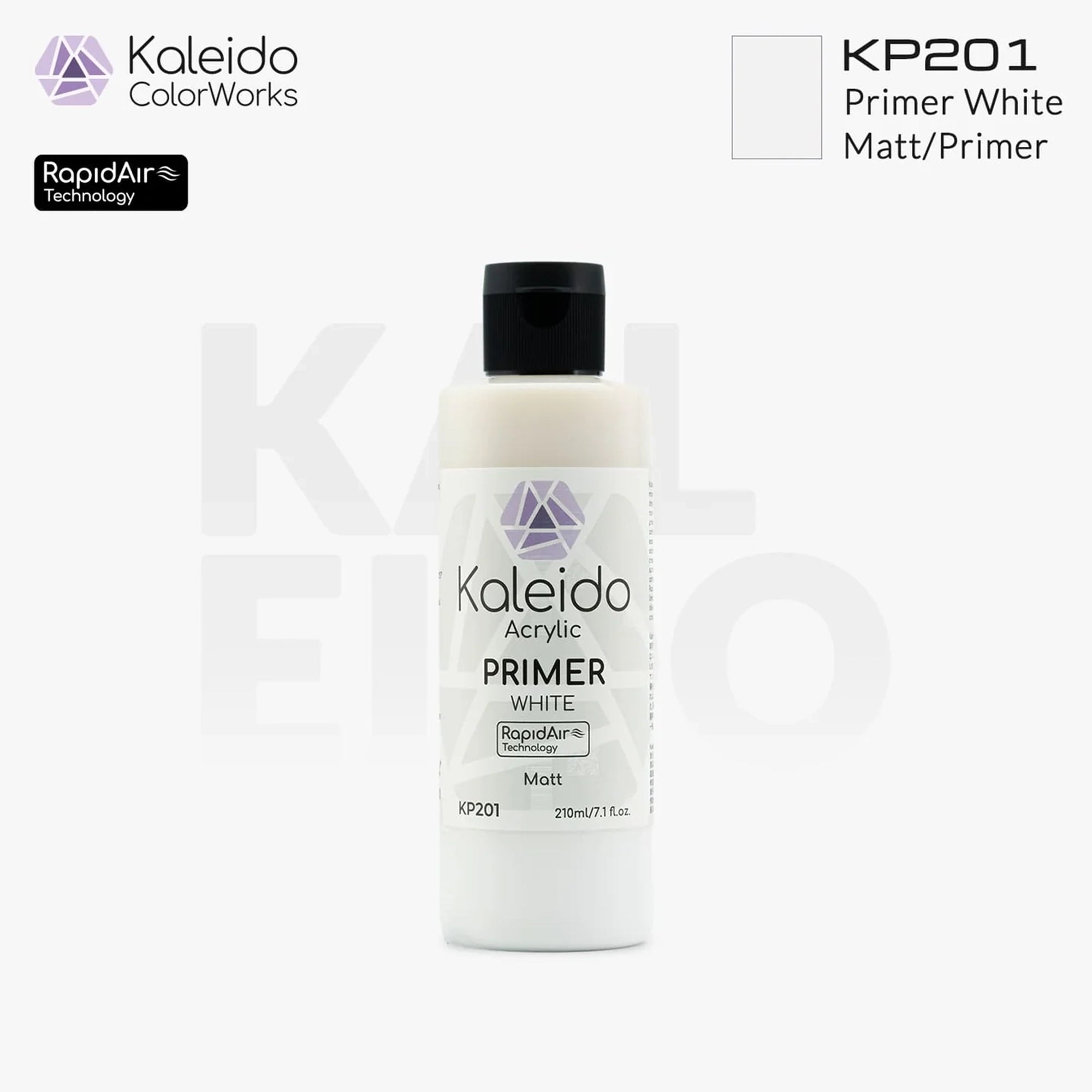GAAHLERI Kaleido ColorWorks Water-Based Paint KP201 Primer White 210ml