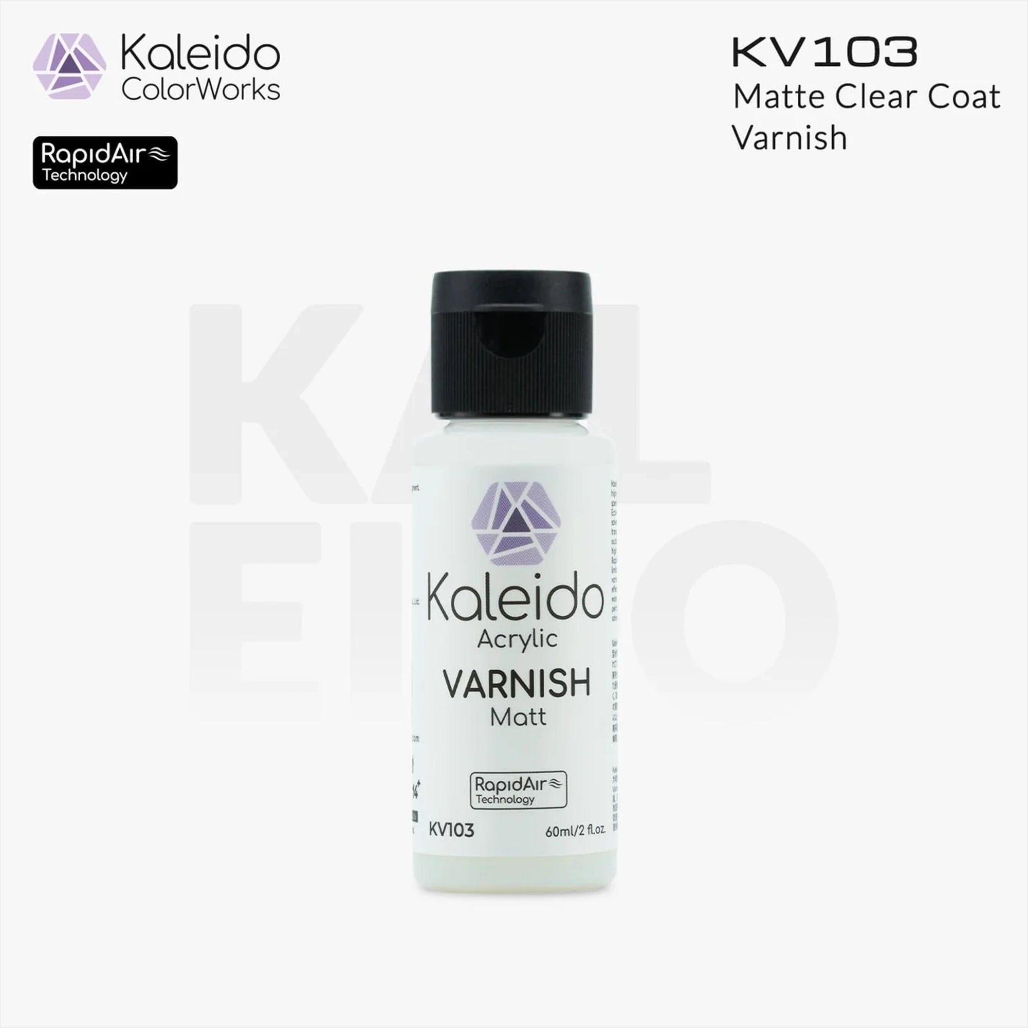 GAAHLERI Kaleido ColorWorks Water-Based Paint KV103 Varnish Matt 60ml