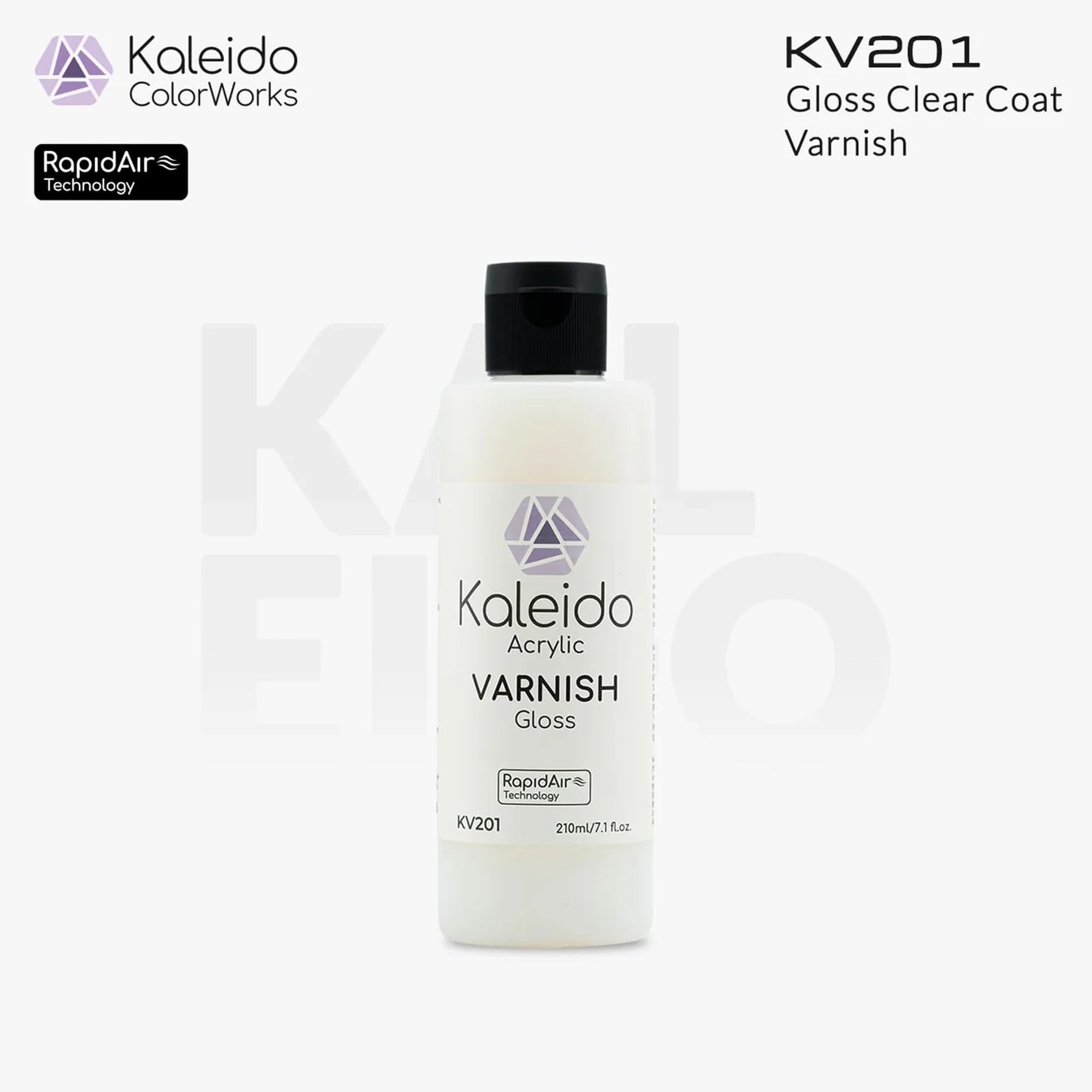 GAAHLERI Kaleido ColorWorks Water-Based Paint KV201 Varnish Gloss 210ml