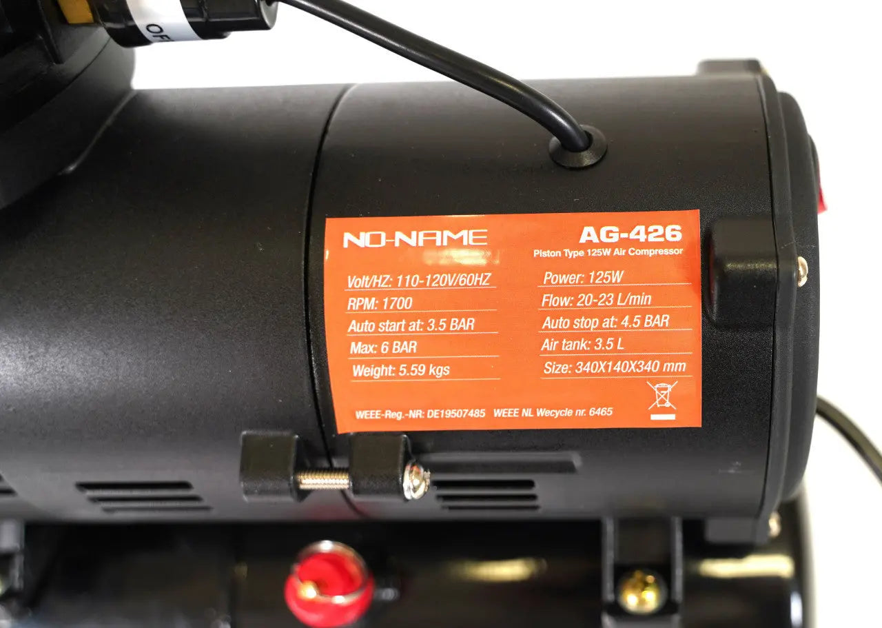 Cool Tooty Airbrush Compressor with 1/4" adapter by NO-NAME Brand - Urbanlystore