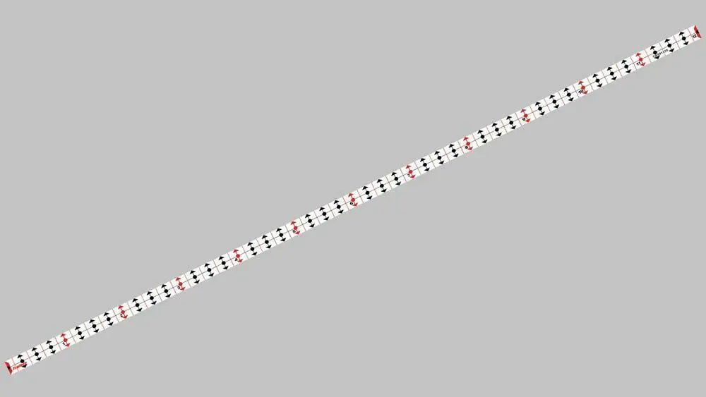 Trulers 1/4″ x 12″, 2 Sheets of 10 - Urbanlystore