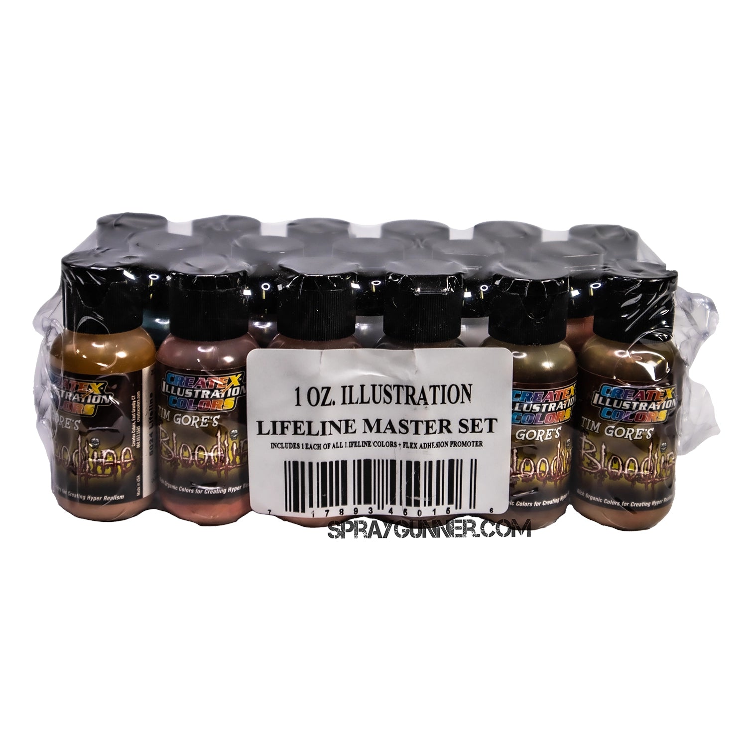 Createx Illustration Colors Lifeline Master Set 1oz - Urbanlystore