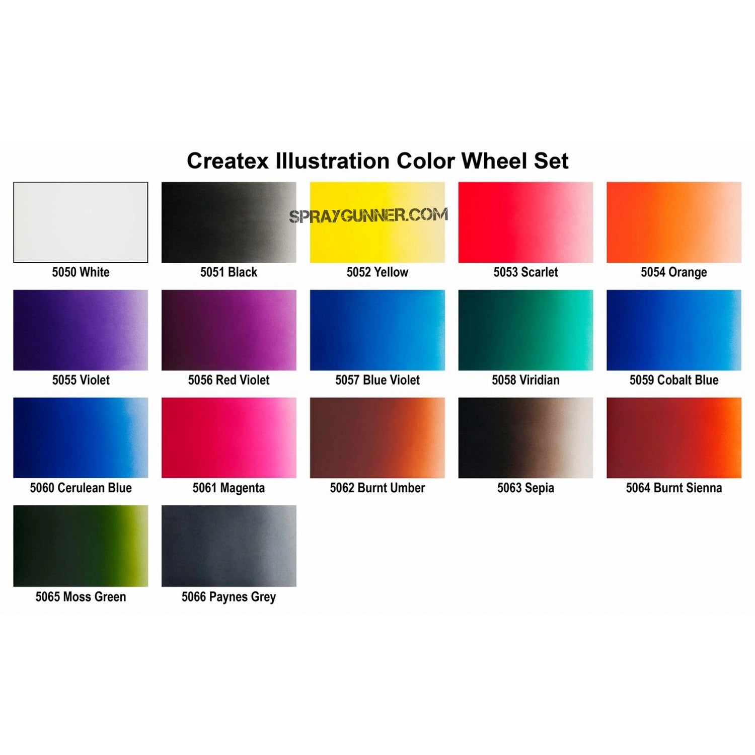 Createx Illustration Colors Wheel Set 2oz. - Urbanlystore