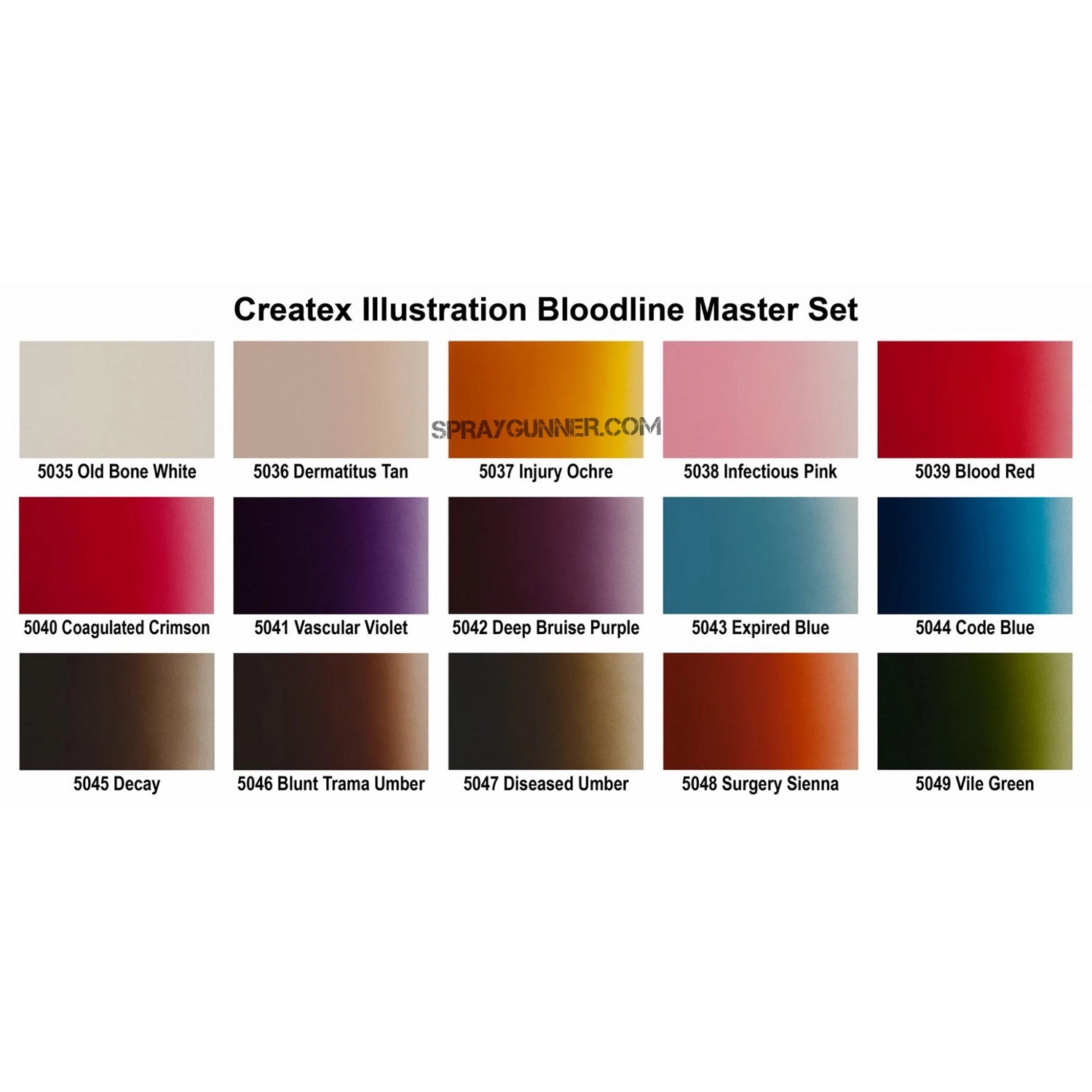 Createx Illustration Bloodline Master Set 2oz - Urbanlystore