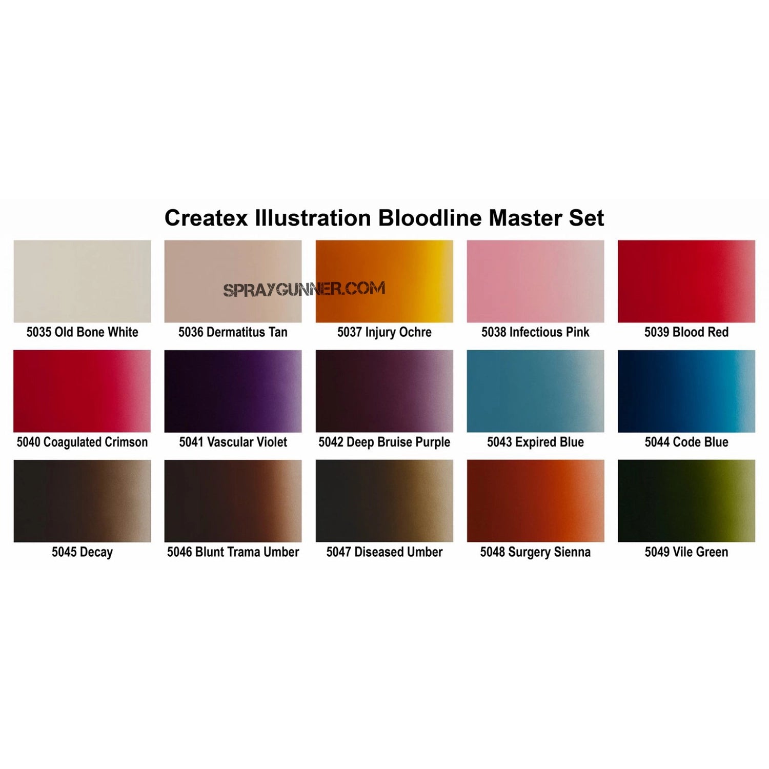 Createx Illustration Bloodline Master Set 1oz - Urbanlystore