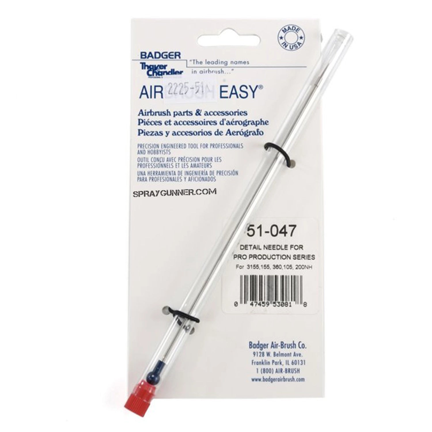 BADGER 51-047 Detail Needle - Urbanlystore