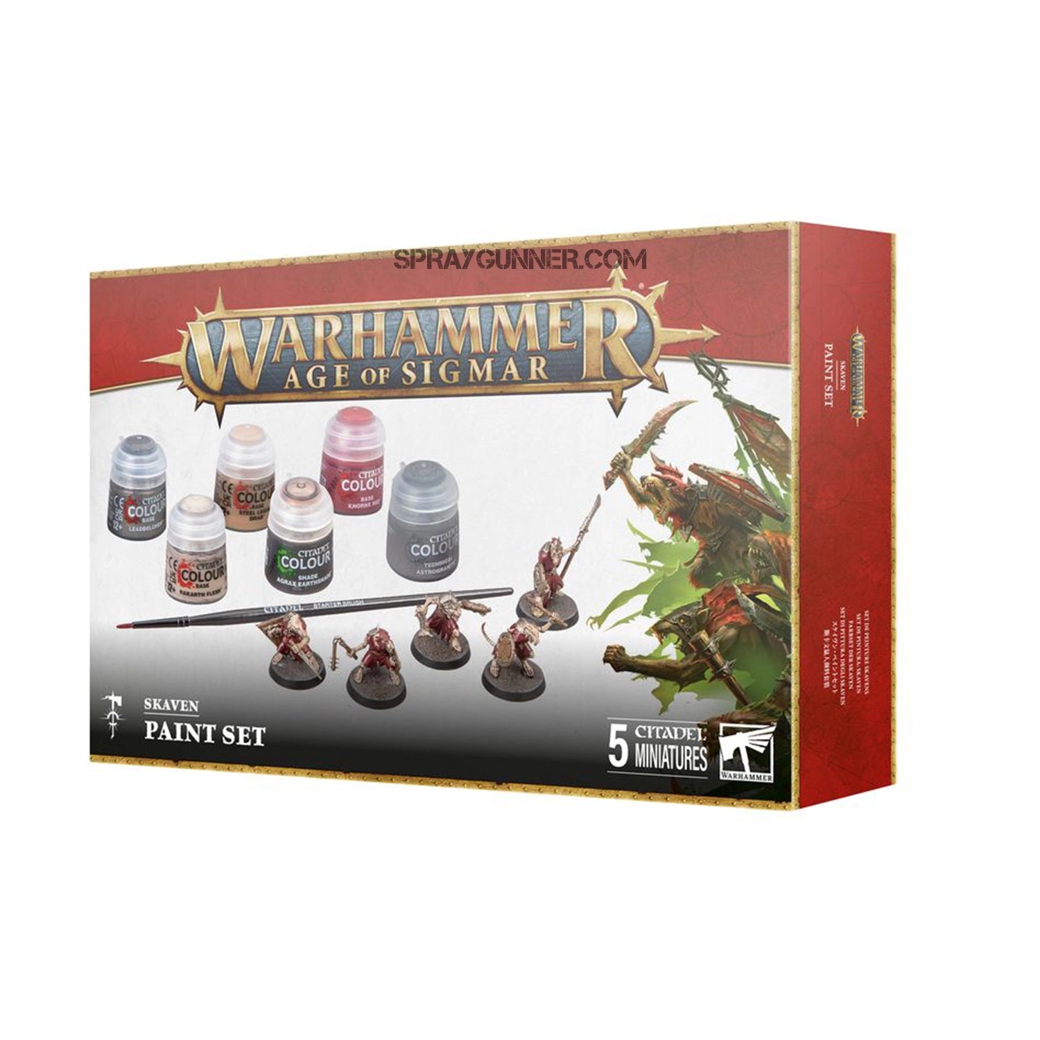 Warhammer Age of Sigmar: Skaven Paint Set (ENG) - Urbanlystore