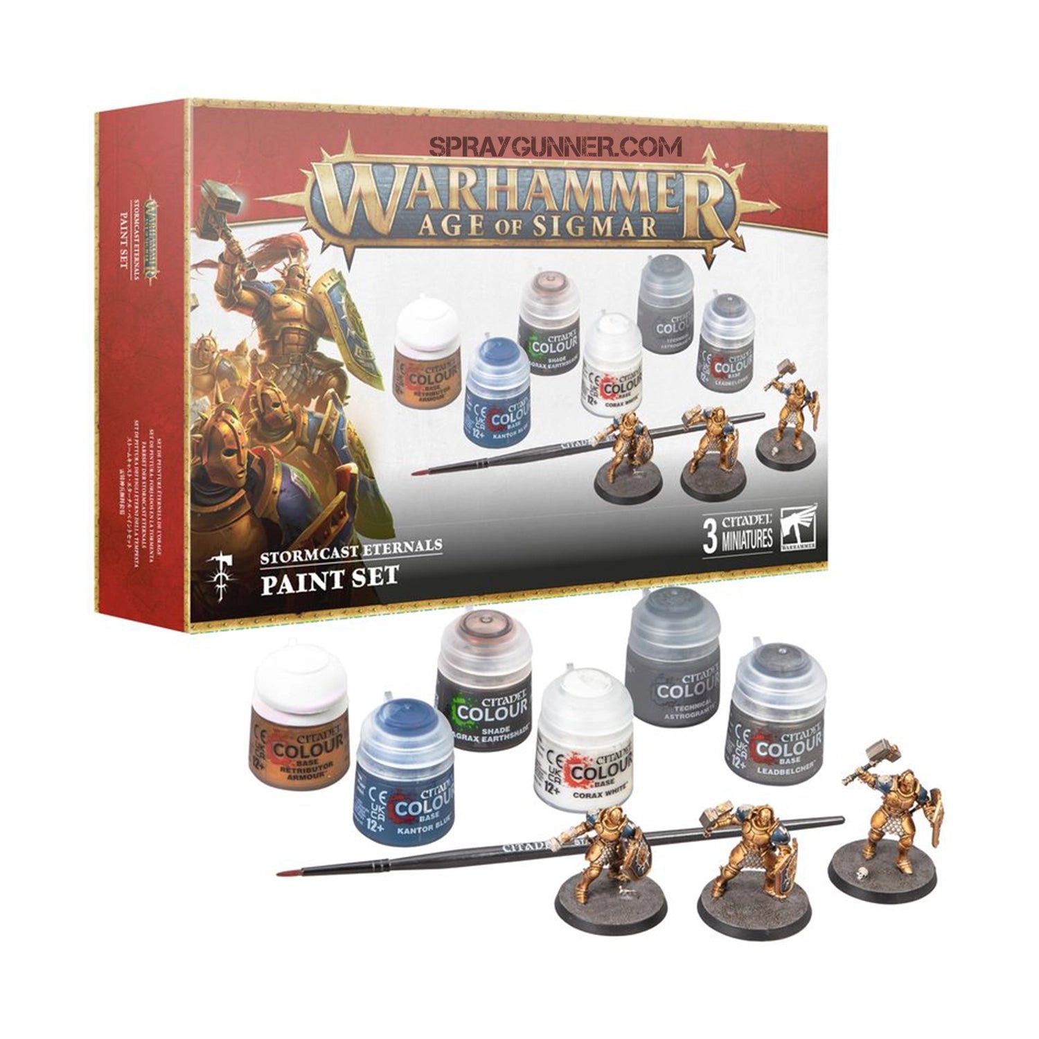 Warhammer Age of Sigmar: Stormcast Eternals Paints Set (ENG) - Urbanlystore