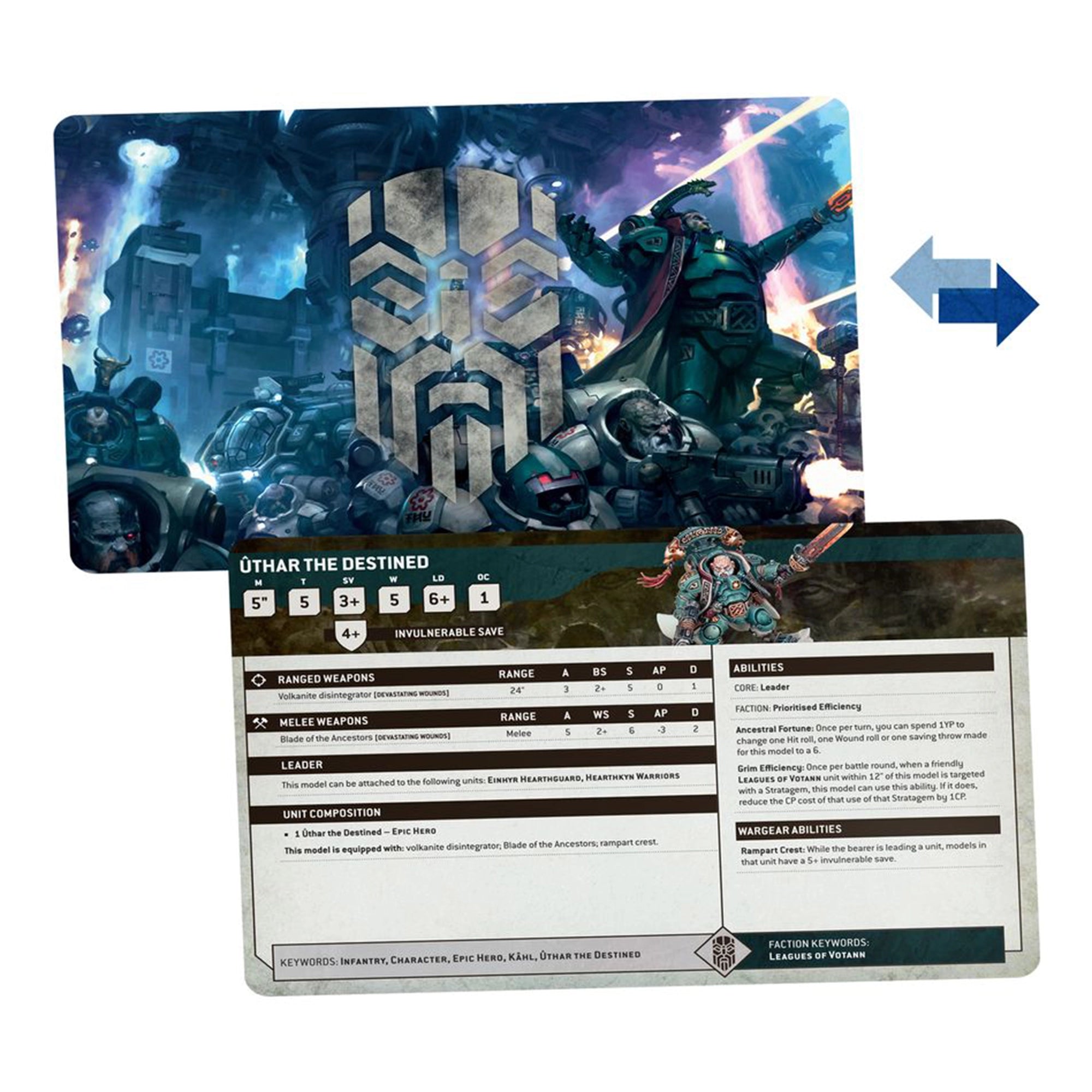 Warhammer 40k: Leagues of Votann Datasheet cards (English)