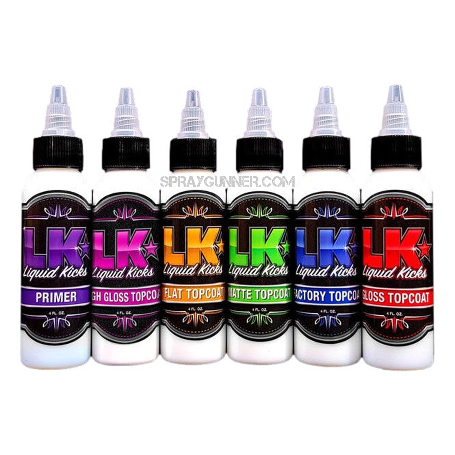 Liquid Kicks LK SHOES 6 Pack Leather top coat Sealer Starter Pack - Urbanlystore