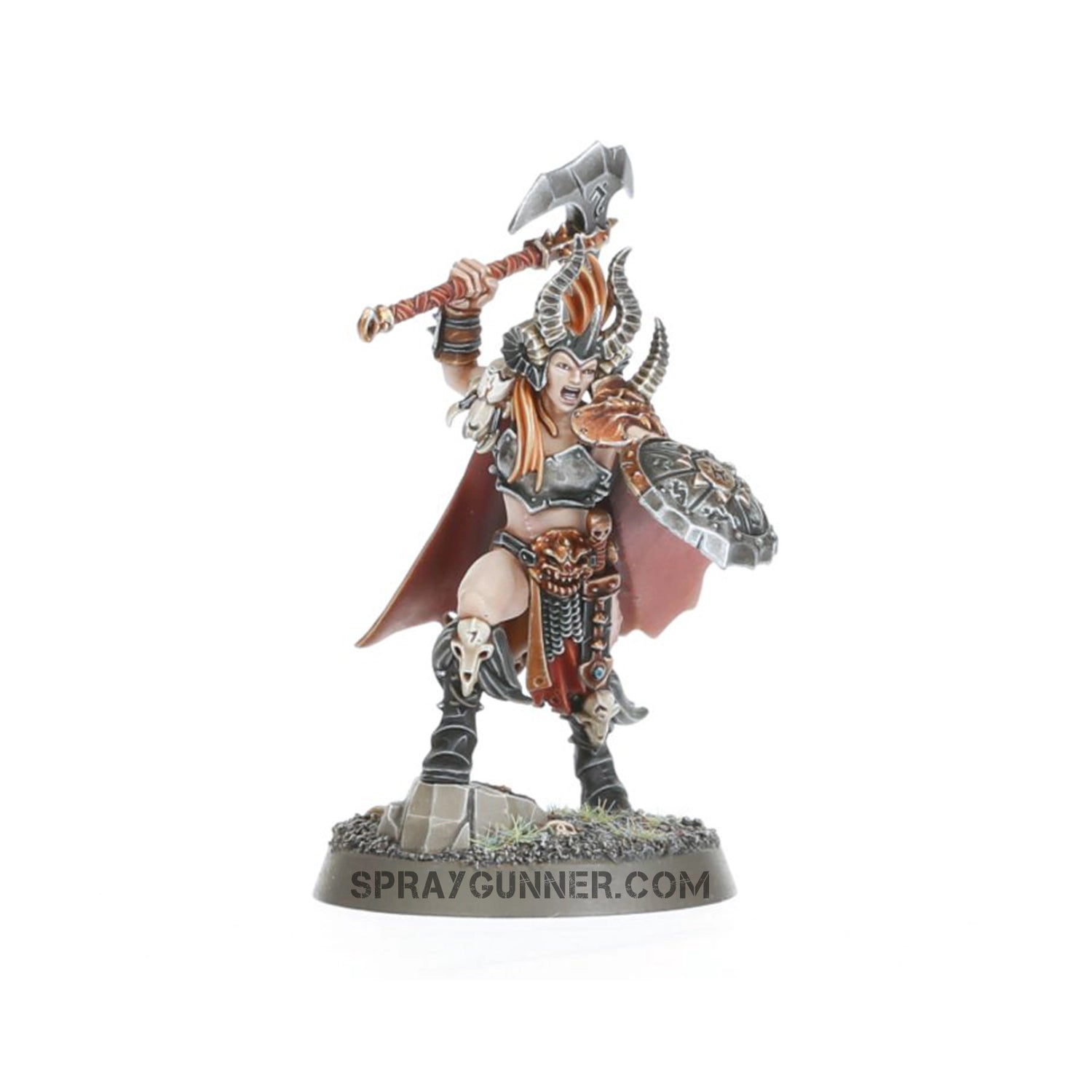 There are twenty-six Citadel miniatures for Age of Sigmar in the box set Warhammer Spearhead: Slaves to Darkness - Darkoath Raiders. Ideal for chaotic dominance on the battlefield.
