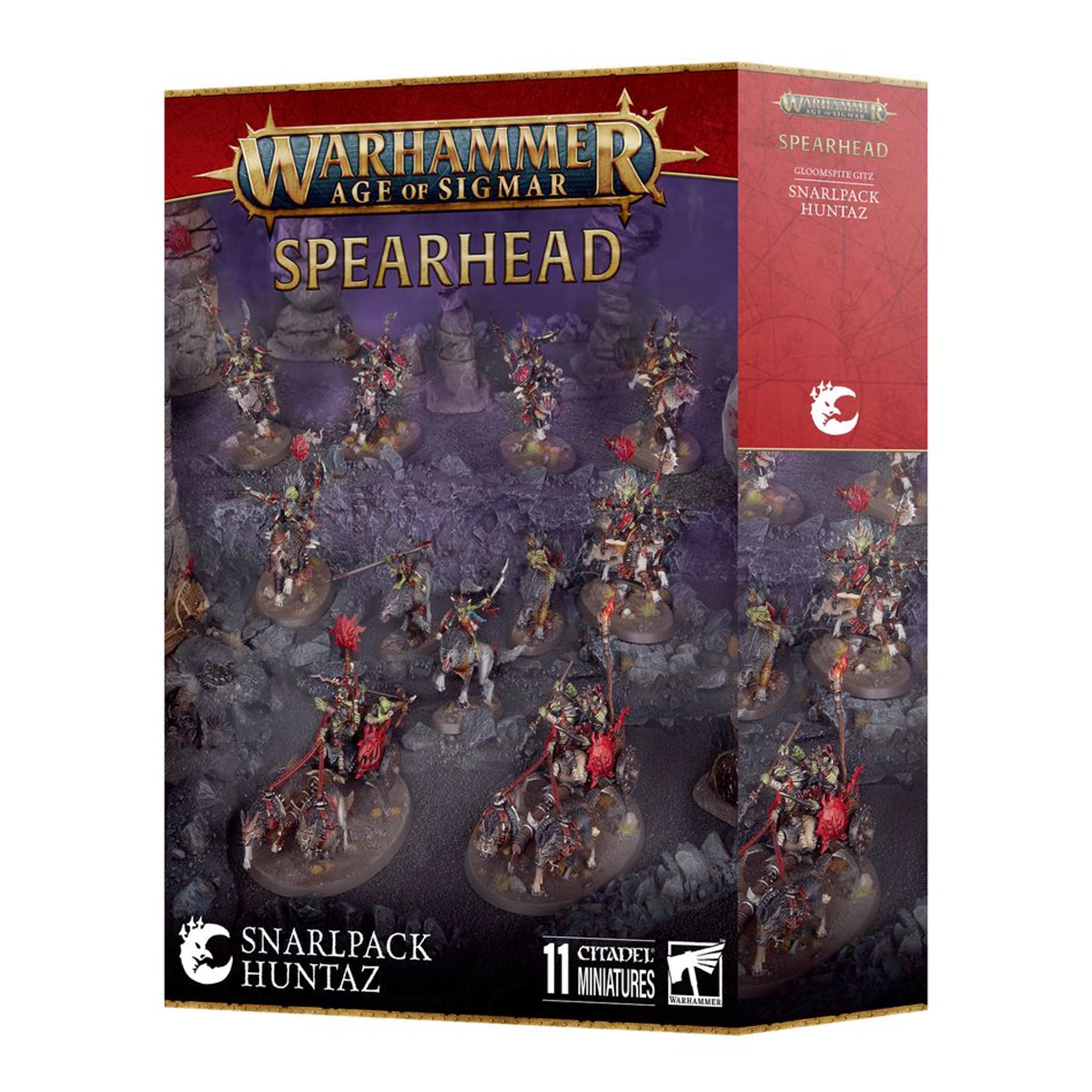 Warhammer Age of Sigmar Gloomspite Gitz Spearhead: Snarlpack Huntaz