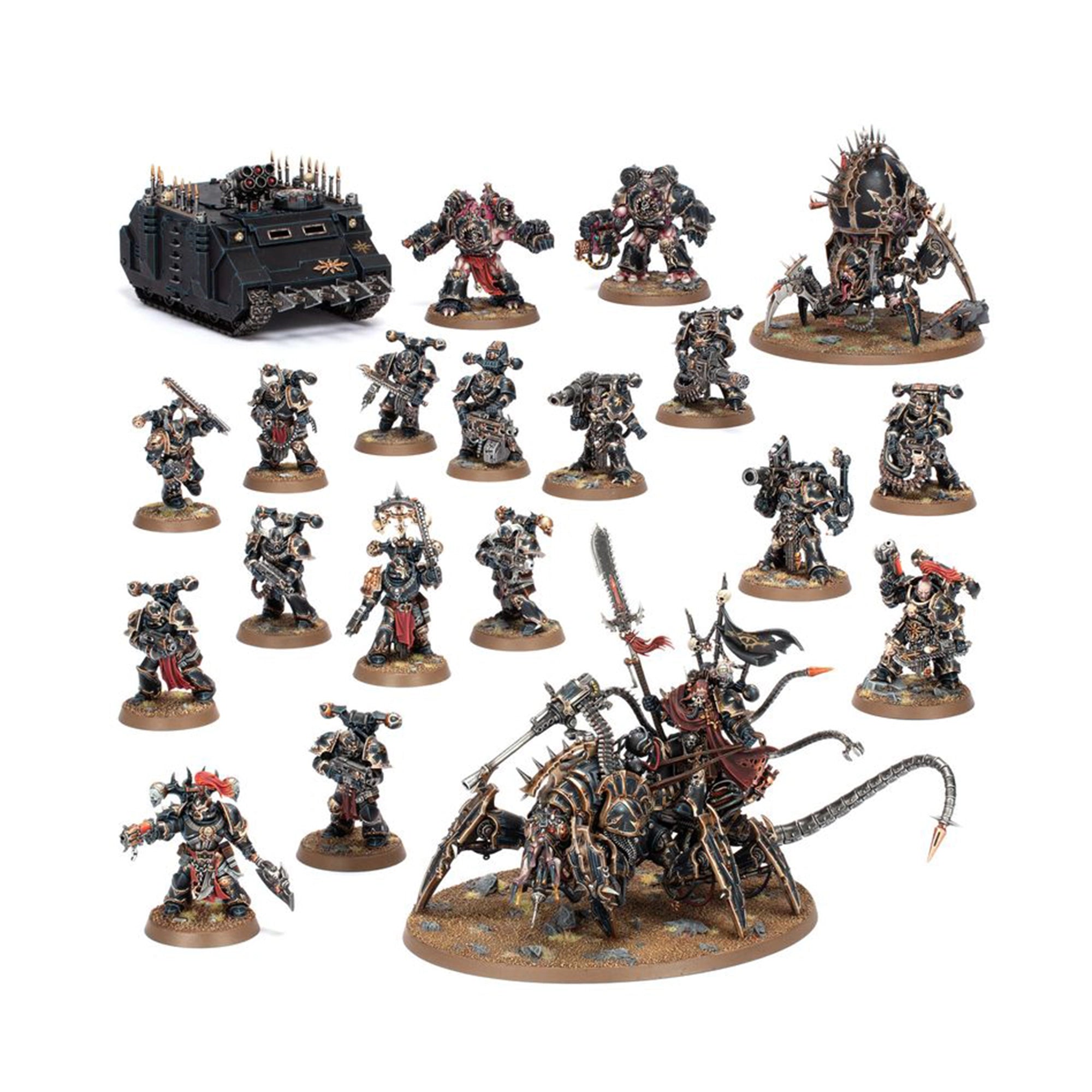 Warhammer 40K Chaos Space Marines Battleforce: Hellforged Warband