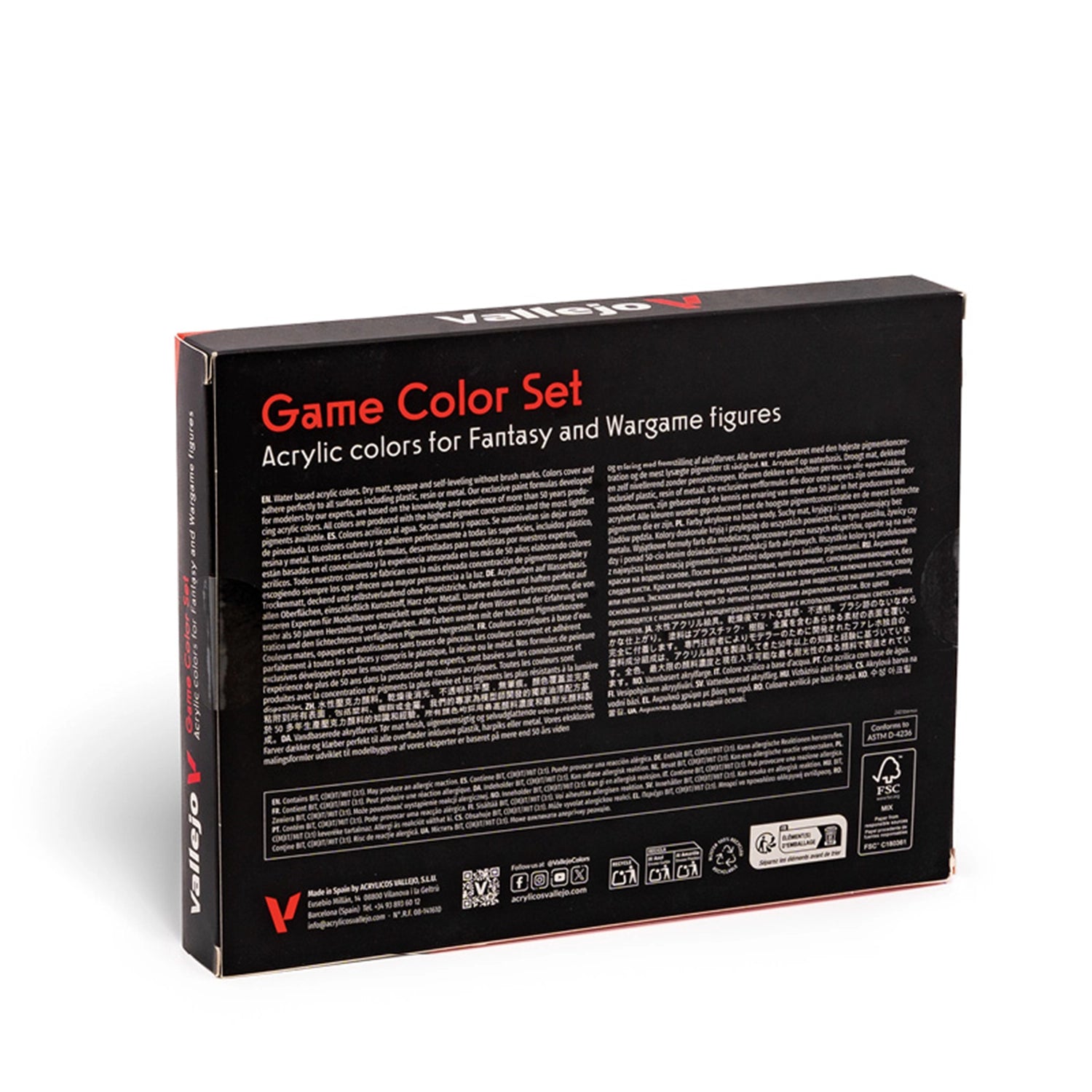 Vallejo Game Color Advanced Paint Set