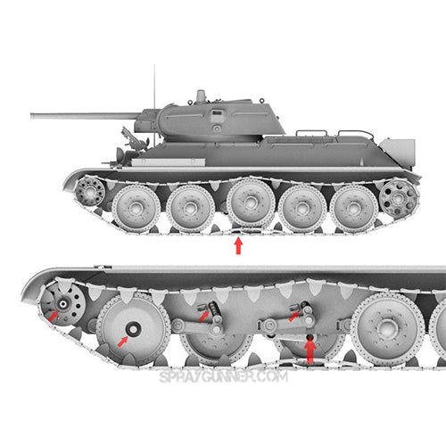 Limited Edition T-34E & T-34/76 (Factory 112) - 2 in 1 Model Kit - Urbanlystore