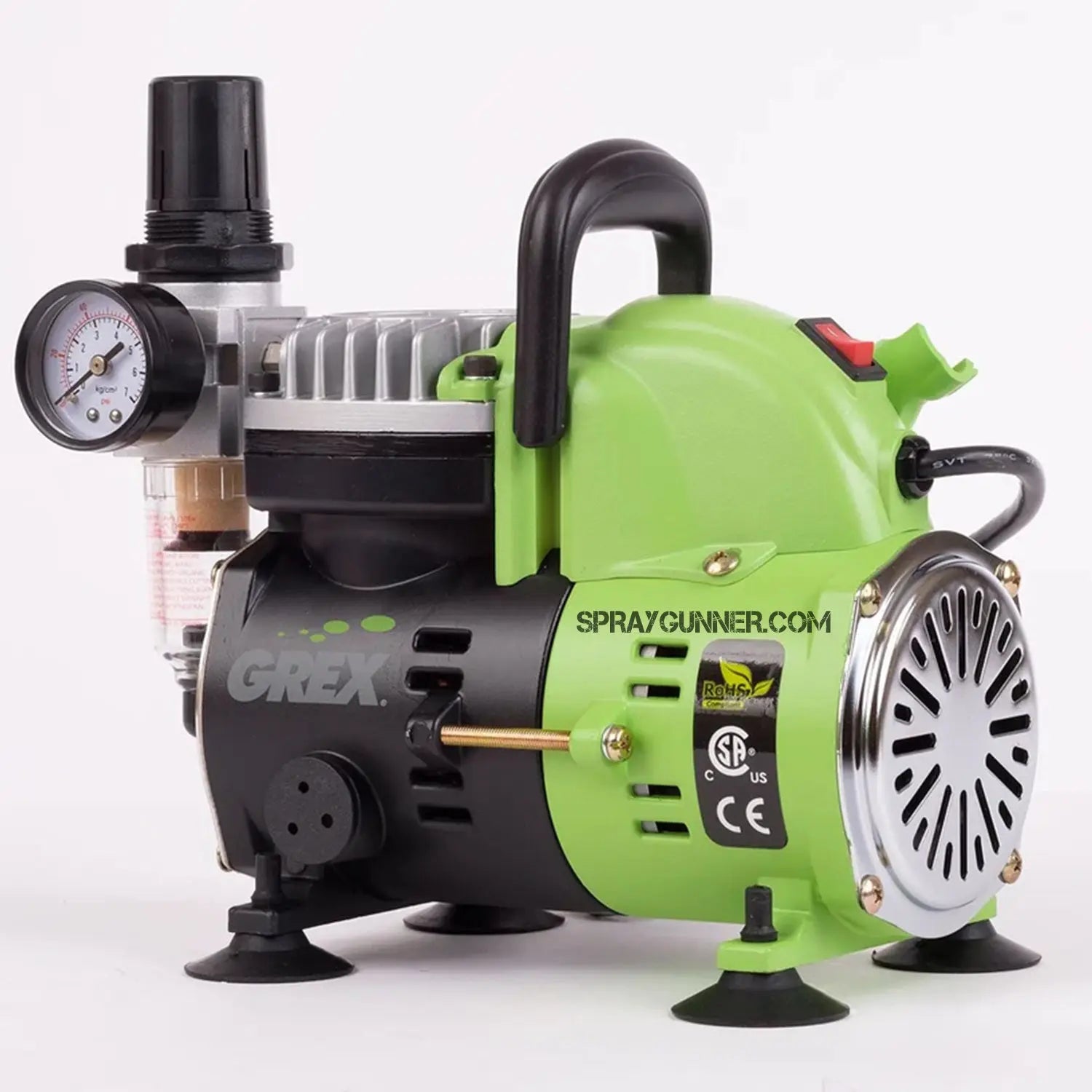Grex 1/8 HP Portable Piston Air Compressor Grex Airbrush