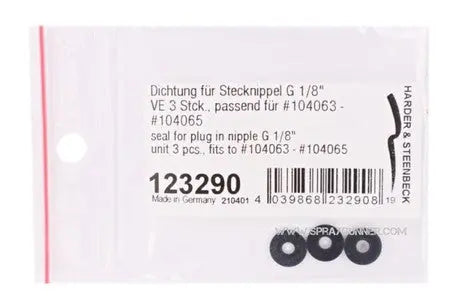 Seal For Plug in Nipple G 1/8 Harder & Steenbeck