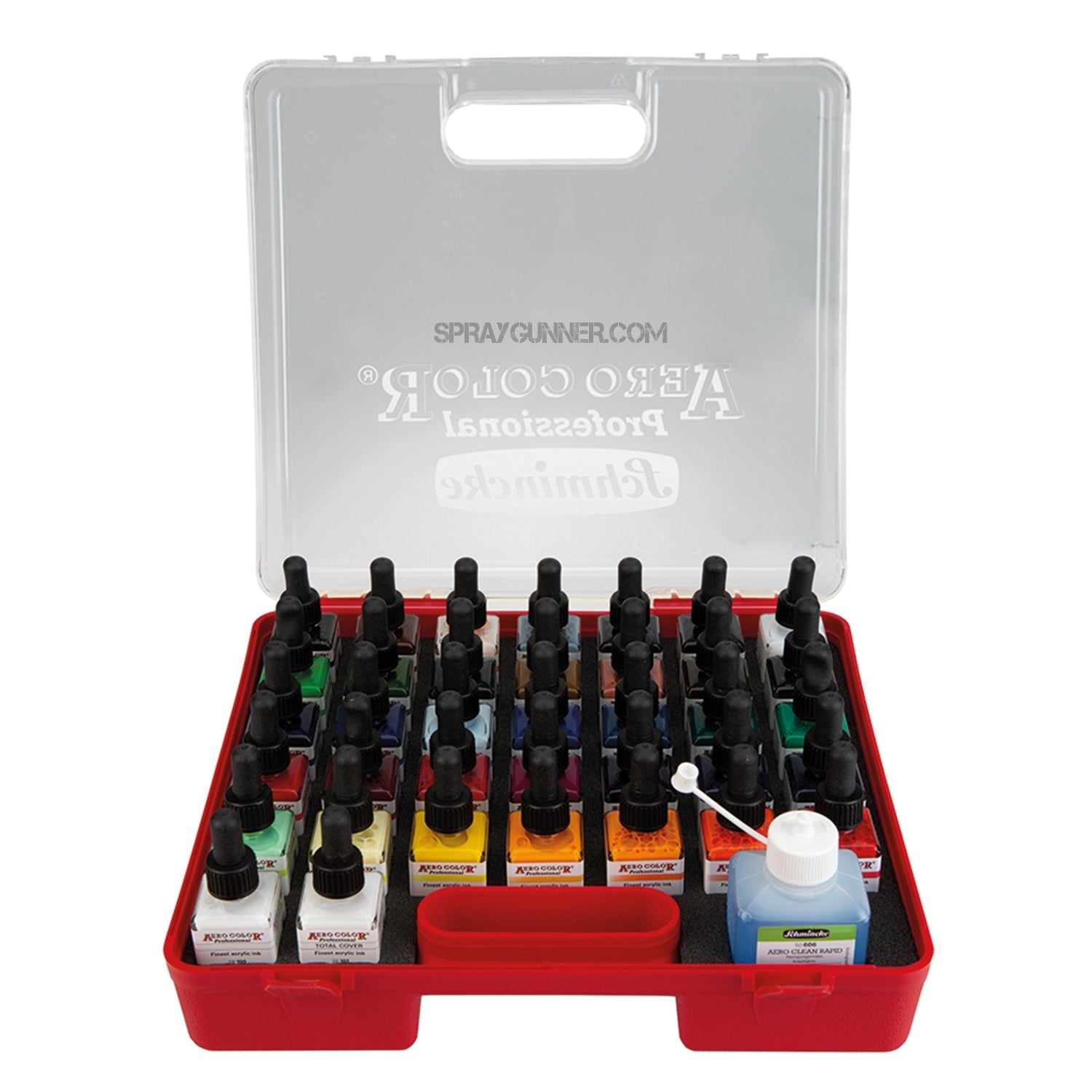 Schmincke AERO COLOR Professional Acrylic Ink: Plastic case 37 x 28 Paint Set - Urbanlystore
