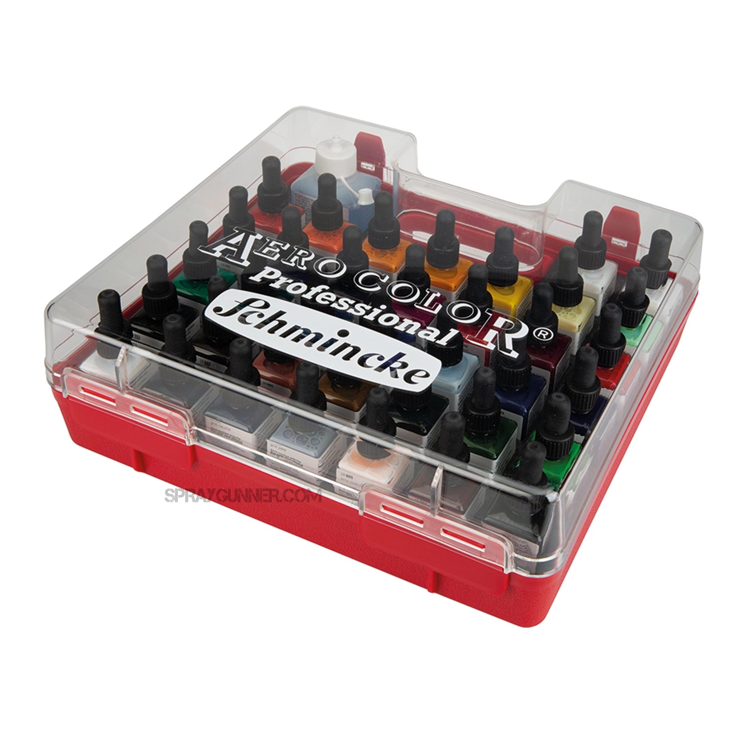 Schmincke AERO COLOR Professional Acrylic Ink: Plastic case 37 x 28 Paint Set - Urbanlystore
