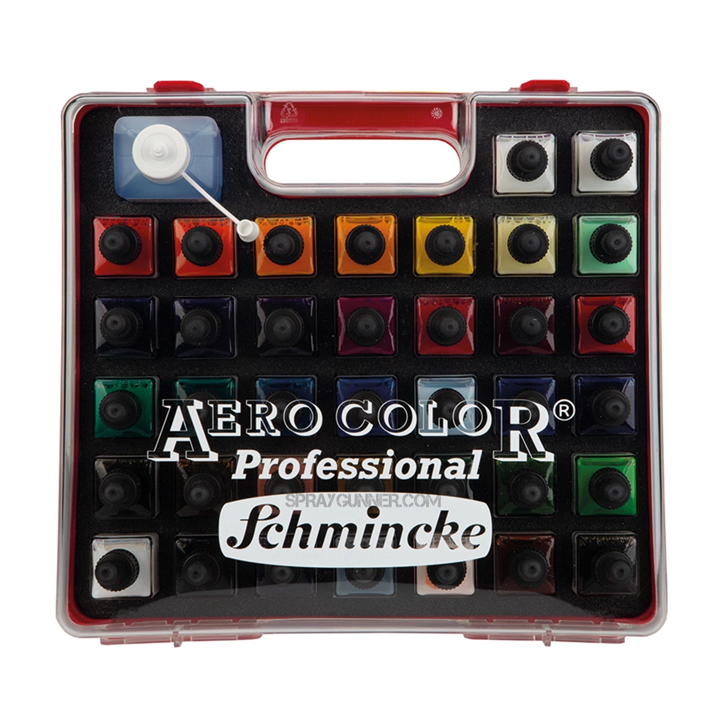 Schmincke AERO COLOR Professional Acrylic Ink: Plastic case 37 x 28 Paint Set - Urbanlystore