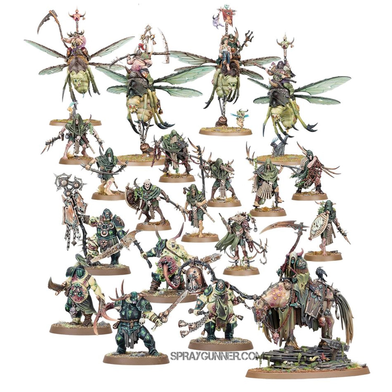 Warhammer Age of Sigmar Maggotkin of Nurgle Battleforce: Shudderblight Cyst - Urbanlystore