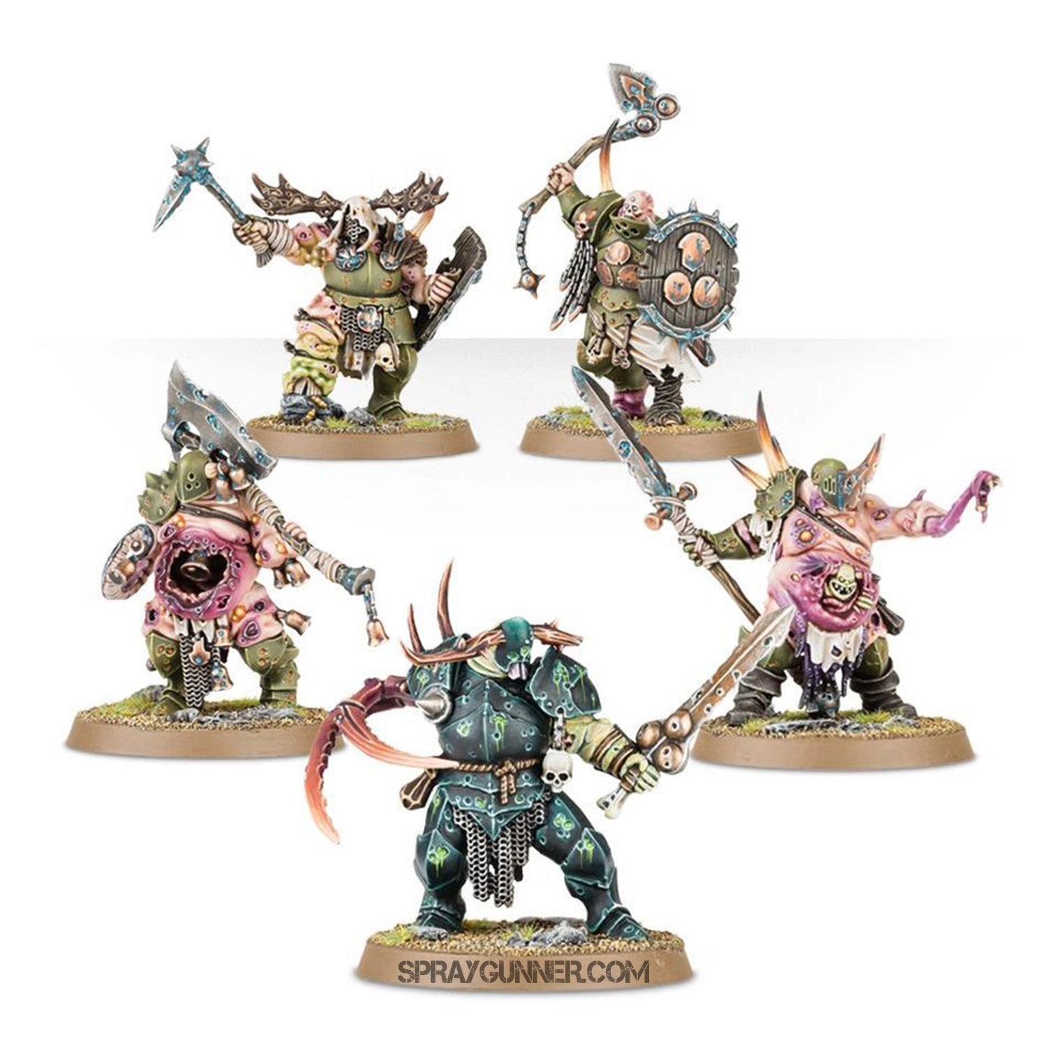 Warhammer Age of Sigmar Maggotkin of Nurgle Battleforce: Shudderblight Cyst - Urbanlystore