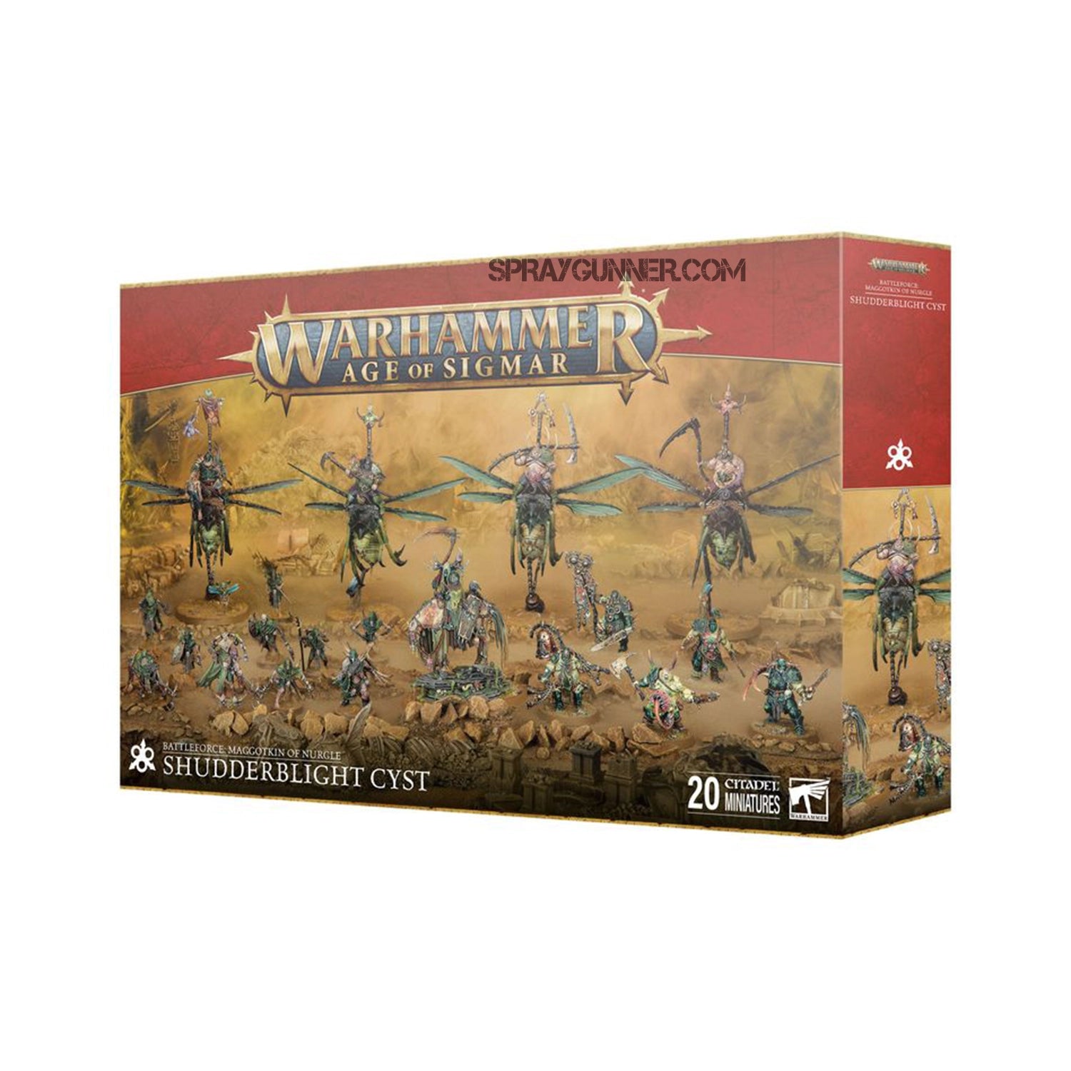 Warhammer Age of Sigmar Maggotkin of Nurgle Battleforce: Shudderblight Cyst - Urbanlystore