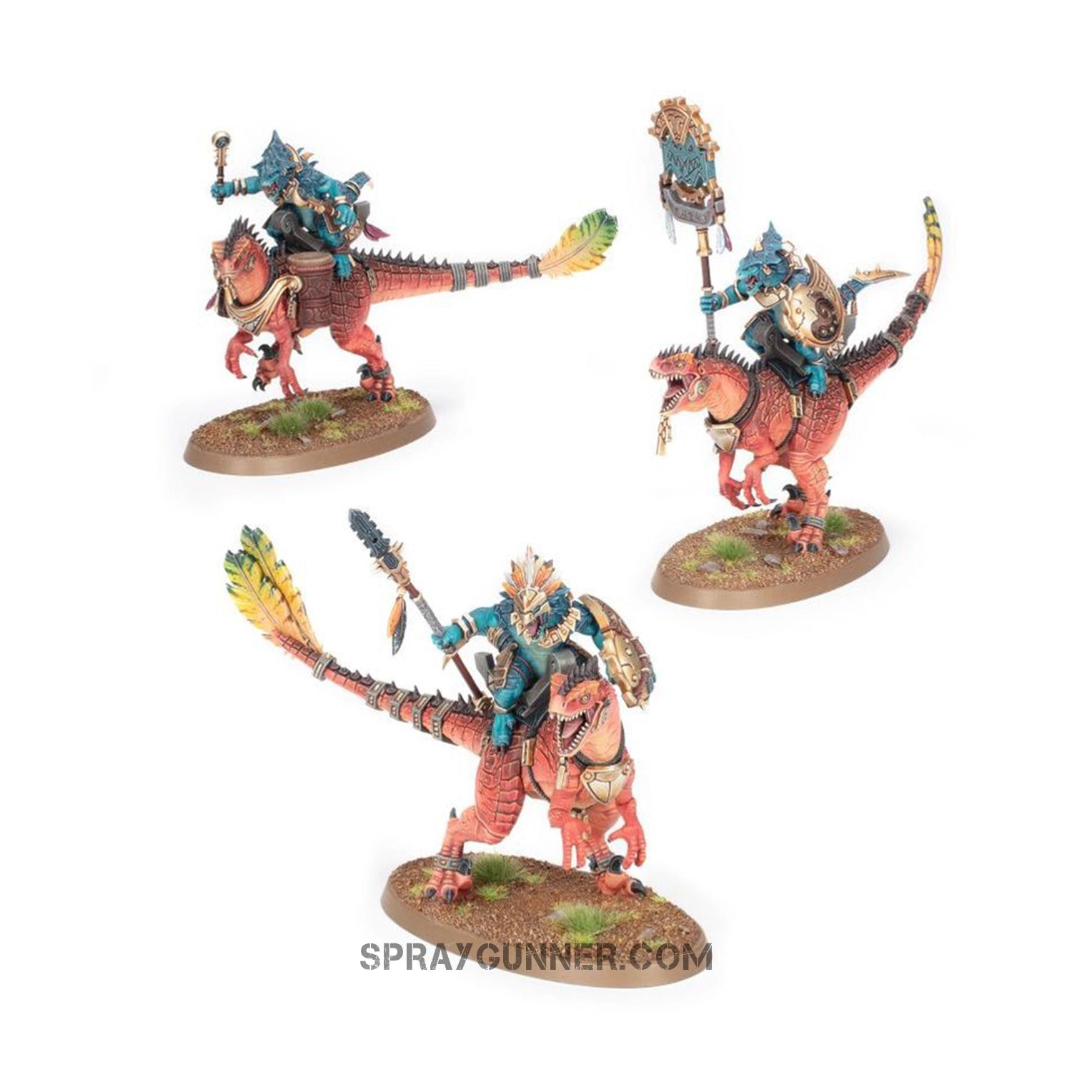 Warhammer Age of Sigmar Seraphon Aggradon Lancers - Urbanlystore