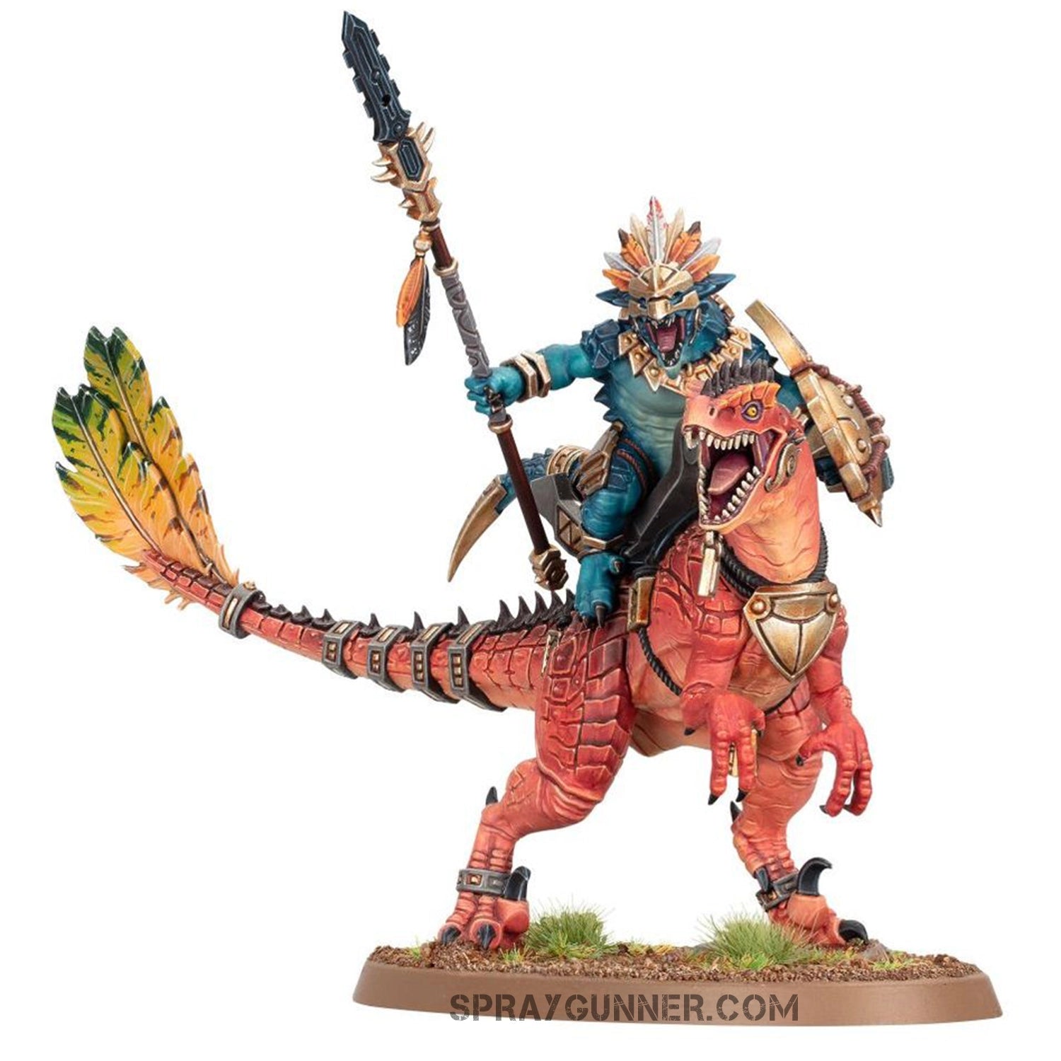 Warhammer Age of Sigmar Seraphon Aggradon Lancers - Urbanlystore