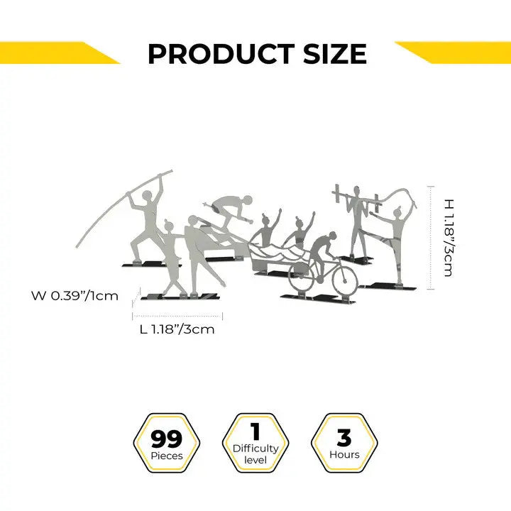 99 Sports Olympic Icons Metal Model - Urbanlystore