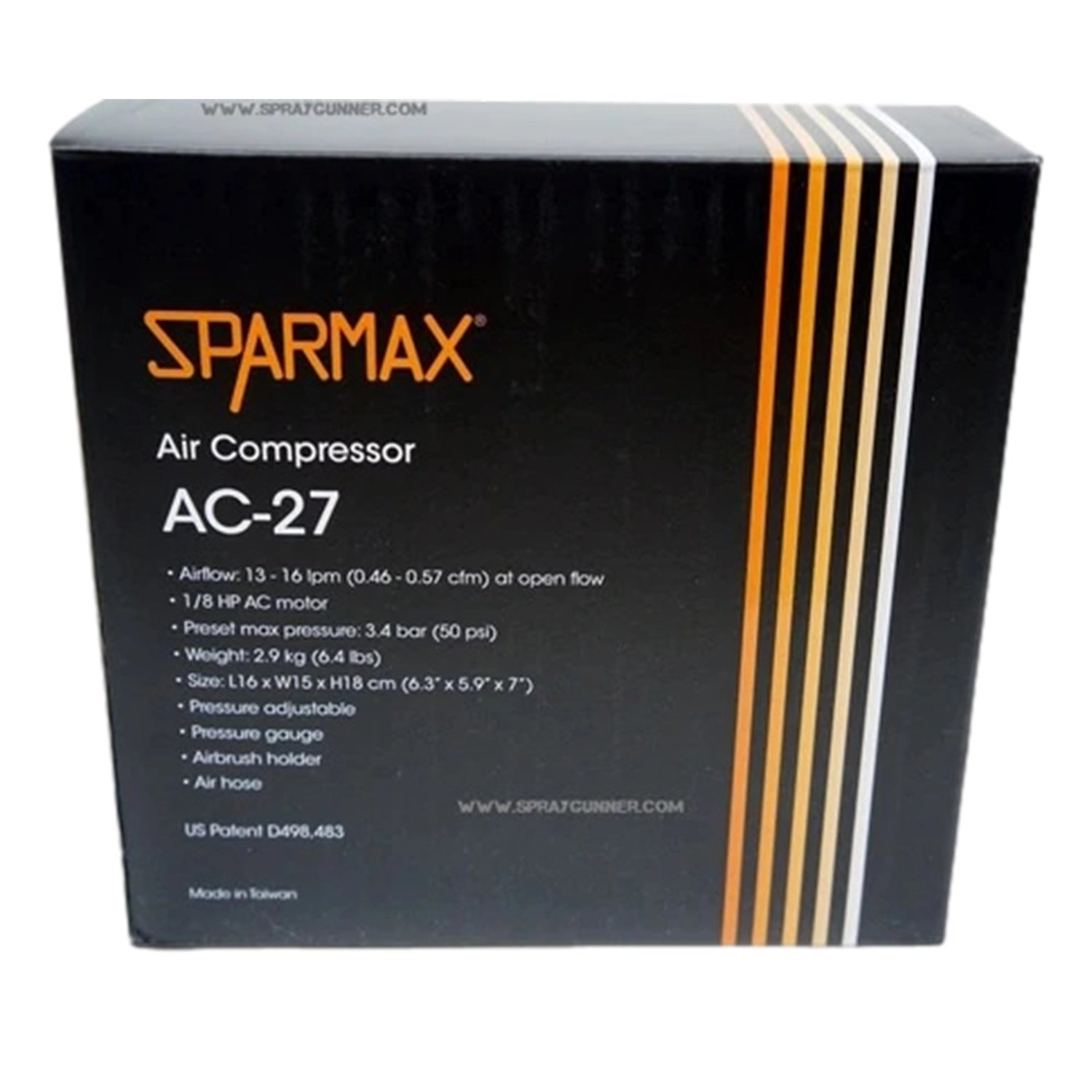 Sparmax AC27 airbrush mini compressor - Urbanlystore