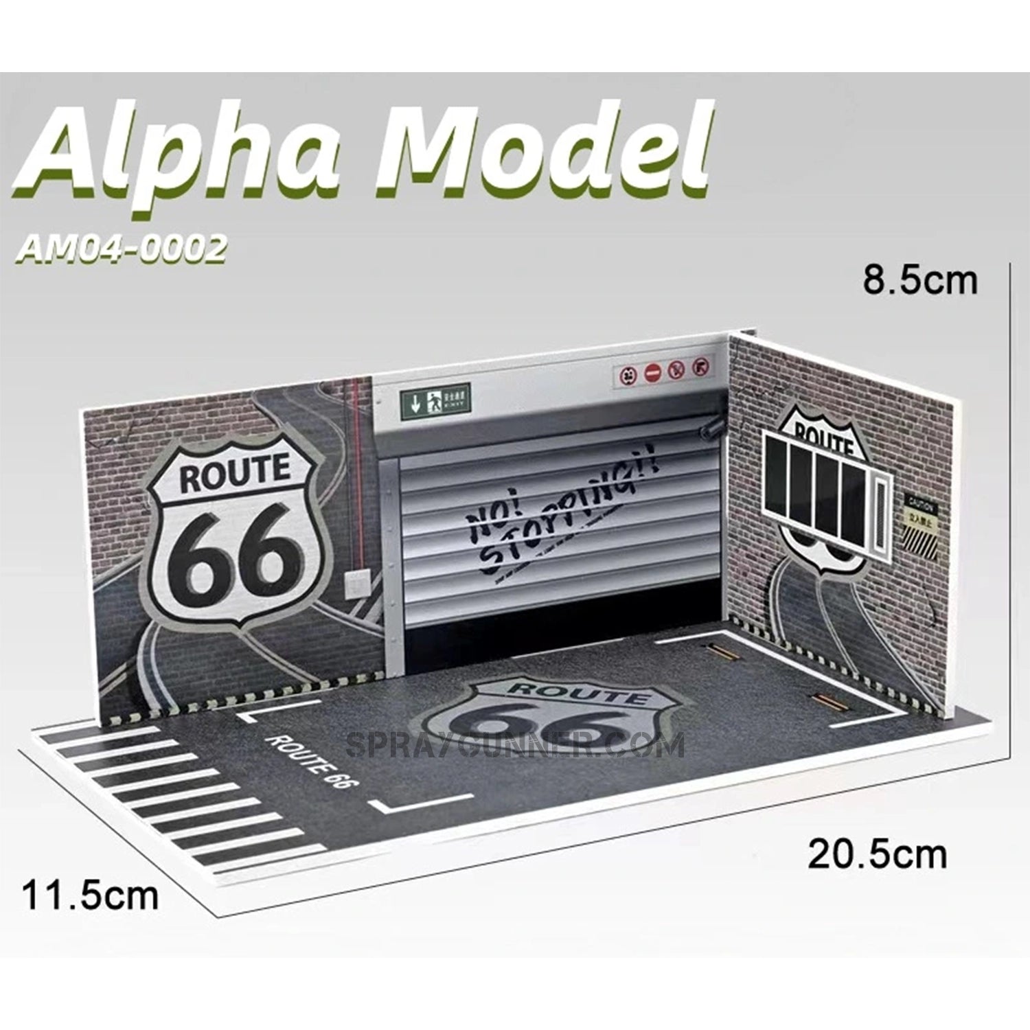 ALPHA MODEL 1/24 Model scene AM04-0003 Alpha Models at Urbanlystore