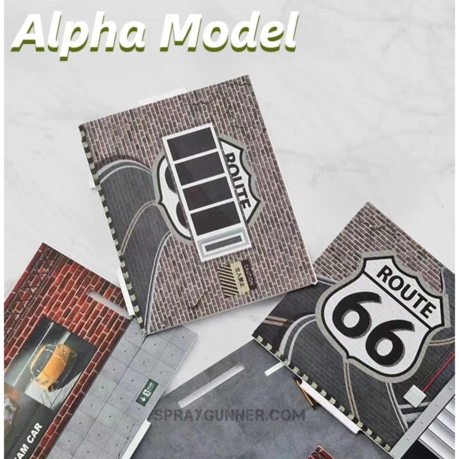 ALPHA MODEL 1/24 Model scene AM04-0002 Alpha Models