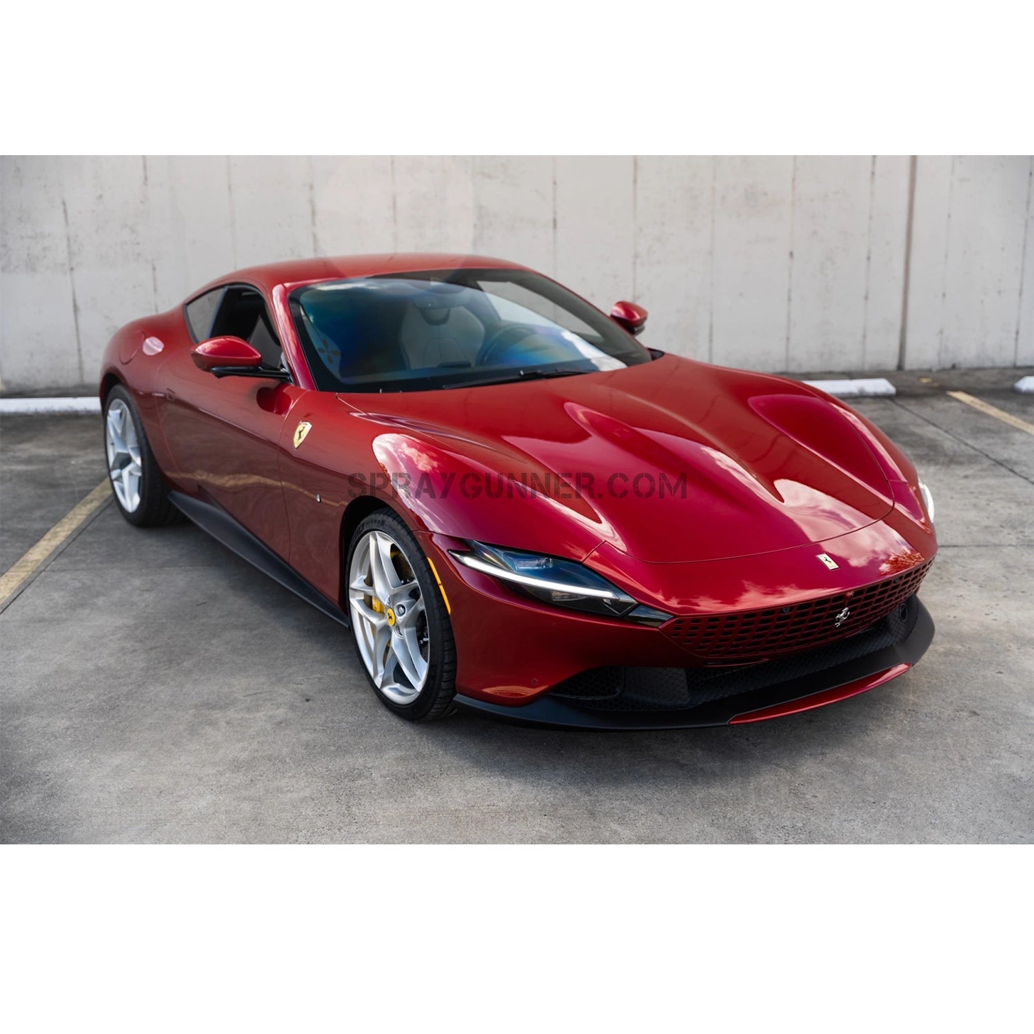 An extremely accurate copy of the high-end sports automobile is included in the ALPHA MODEL 1/24 scale model car kit Ferrari Roma. Ideal for collectors and fans of models.