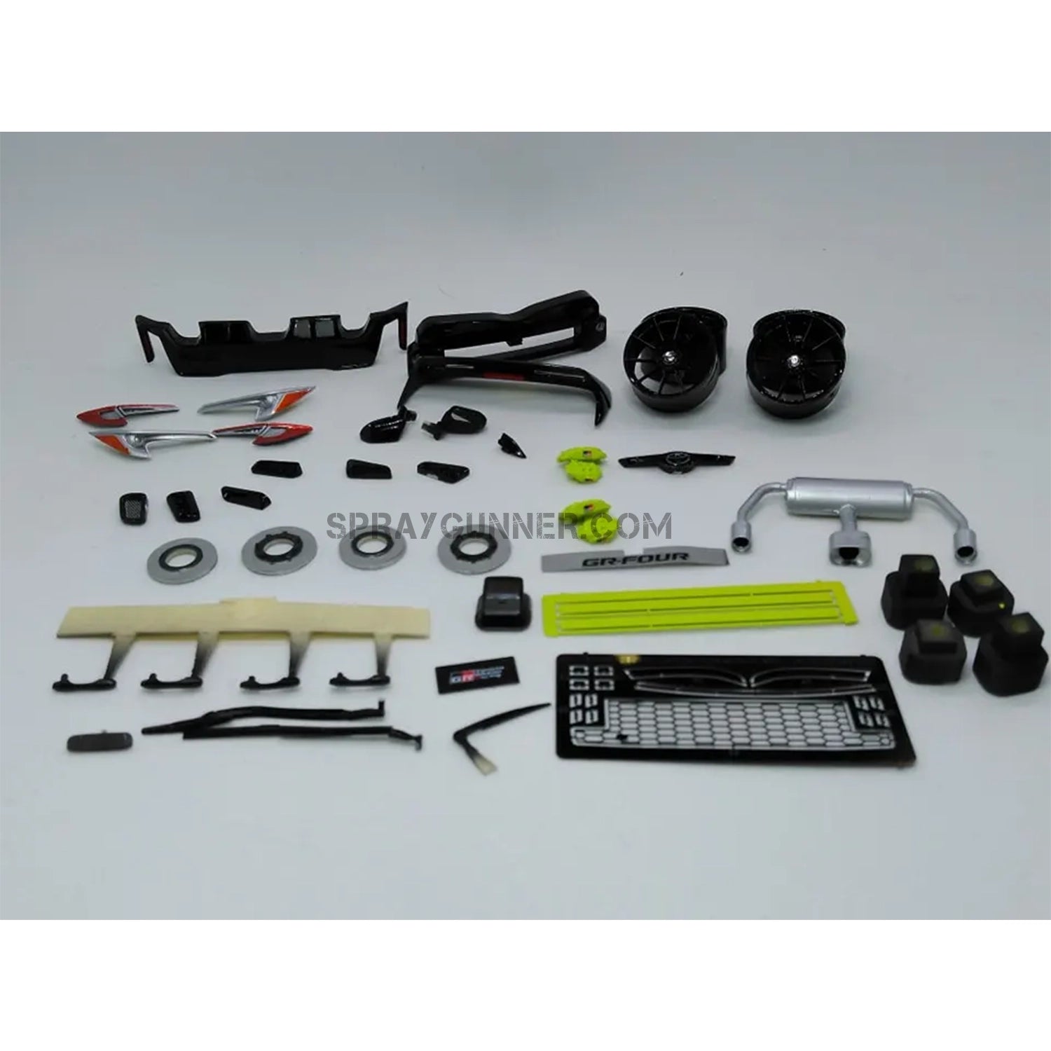 Urbanlystore offers an ALPHA MODEL 1/24 scale model automobile kit for the Toyota GR COROLLA. high-detail scale model kit for auto lovers and hobbyists.